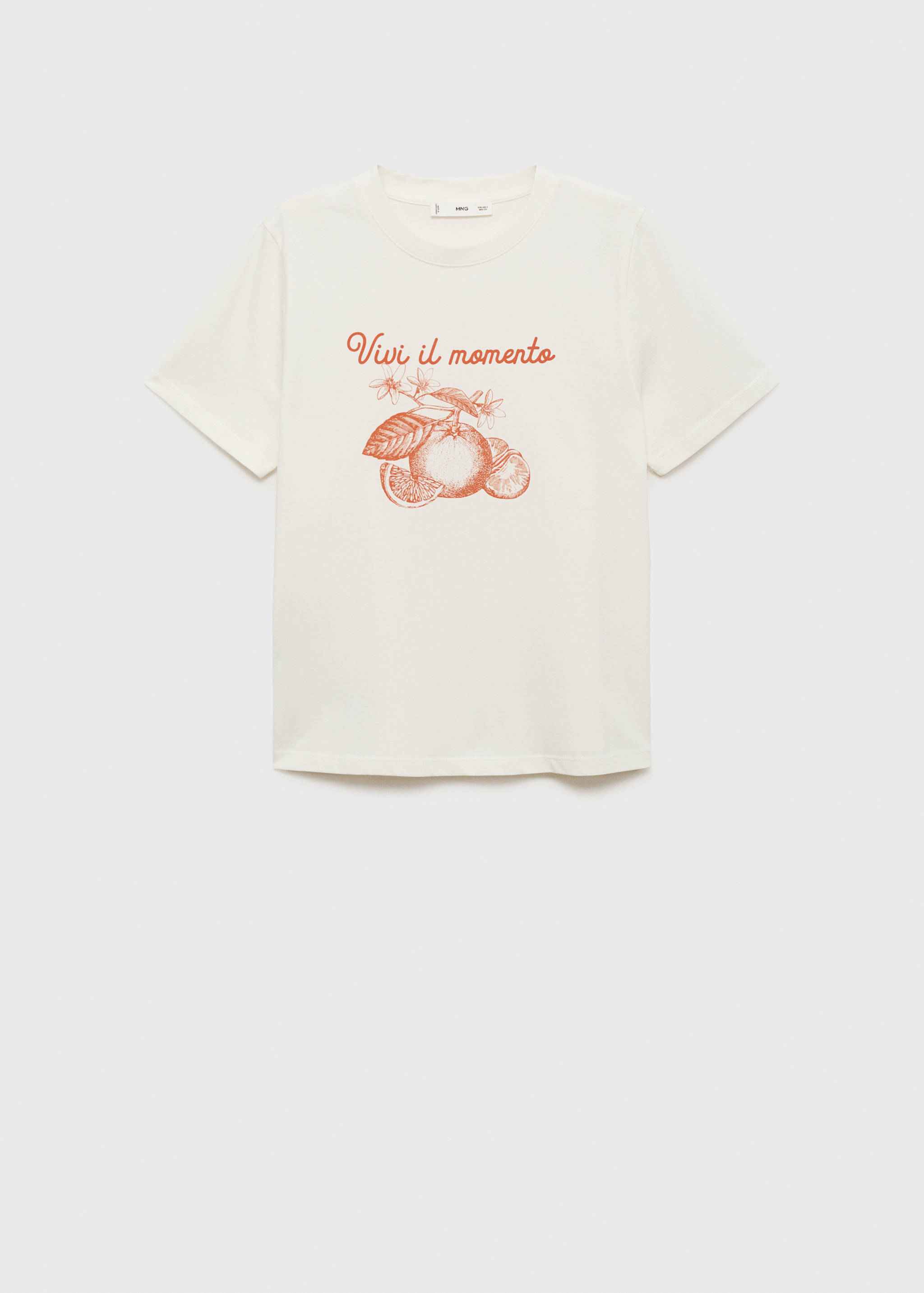 Bedrucktes Baumwoll-T-Shirt - Artikel ohne Model