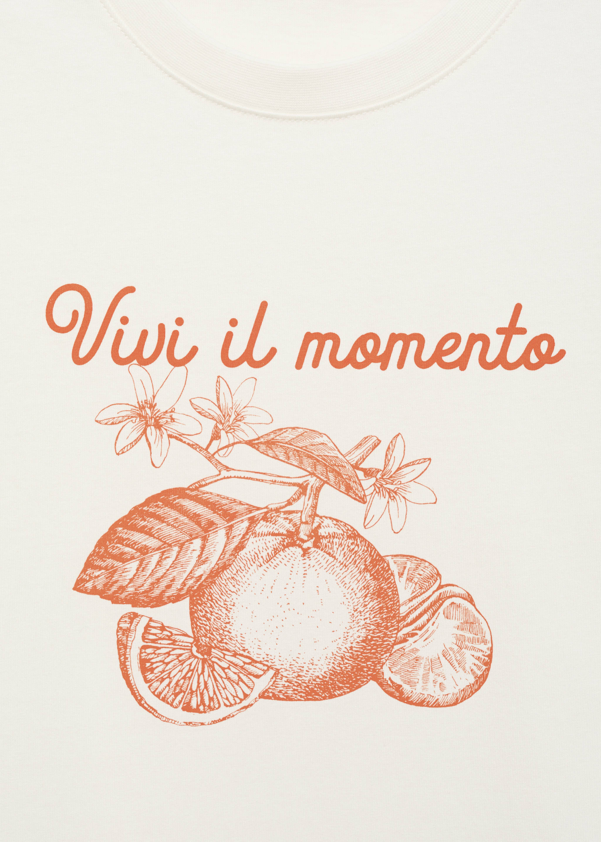 Bedrucktes Baumwoll-T-Shirt - Detail des Artikels 8