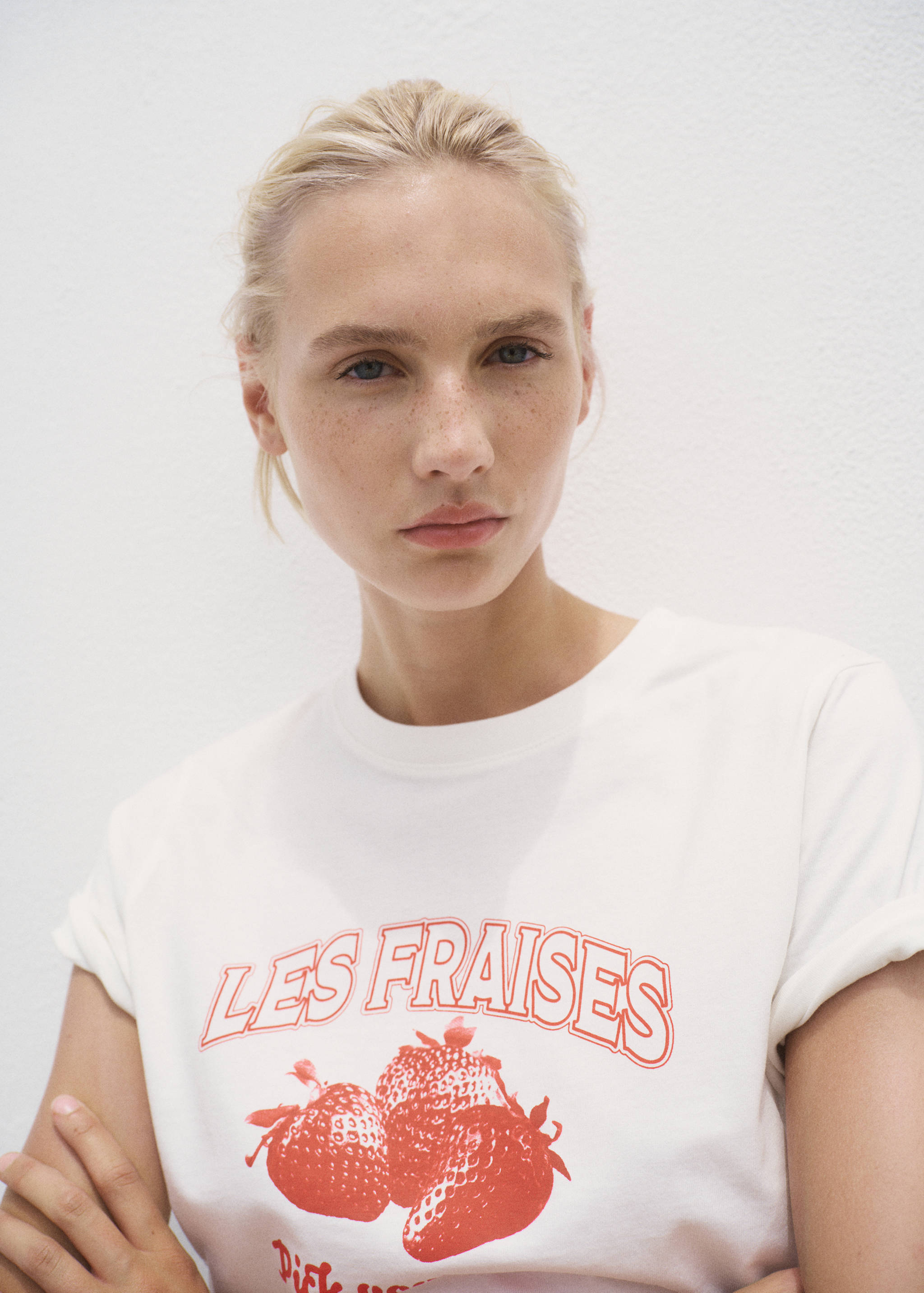 Bedrucktes Baumwoll-T-Shirt - Detail des Artikels 1