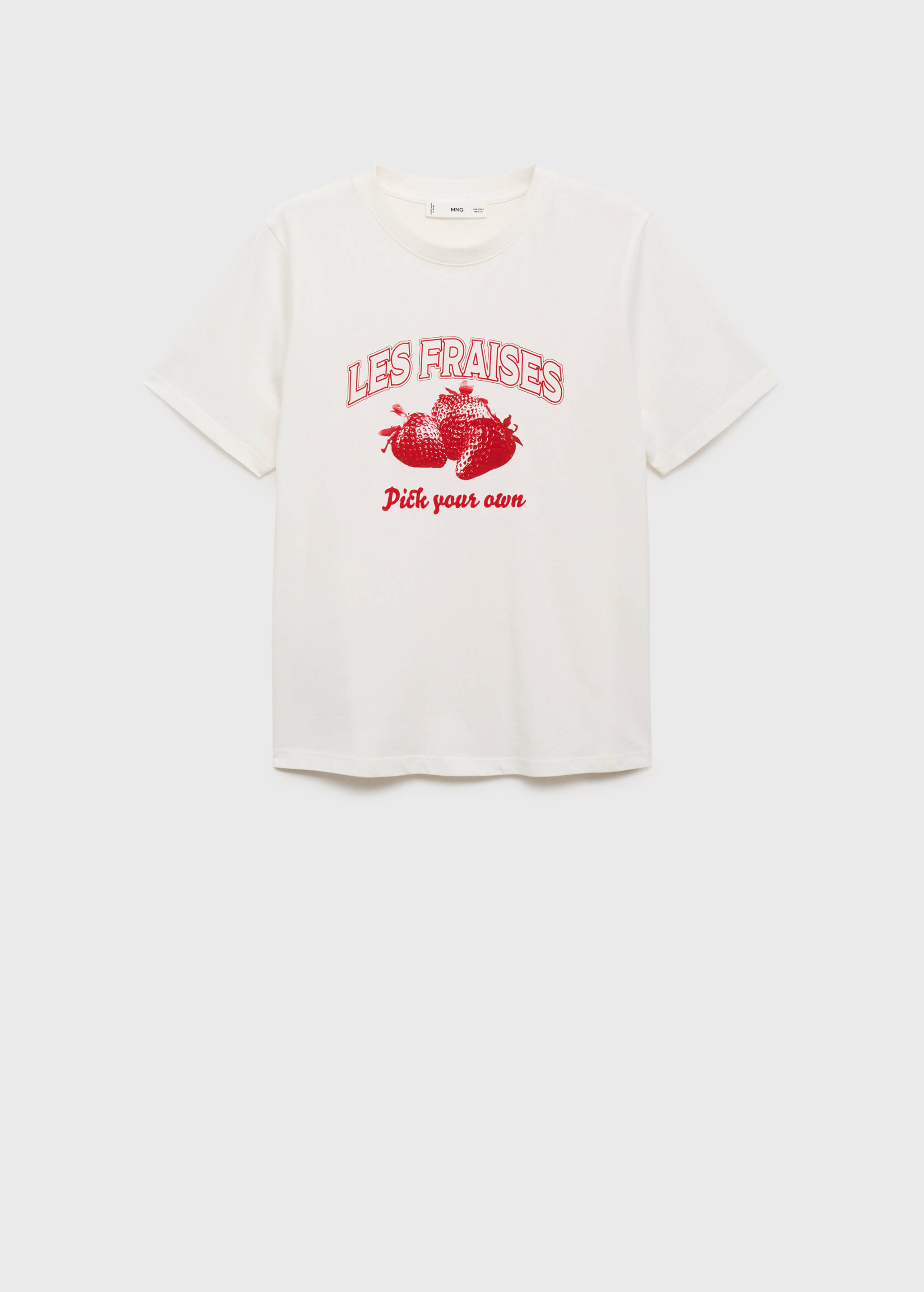 Bedrucktes Baumwoll-T-Shirt - Artikel ohne Model