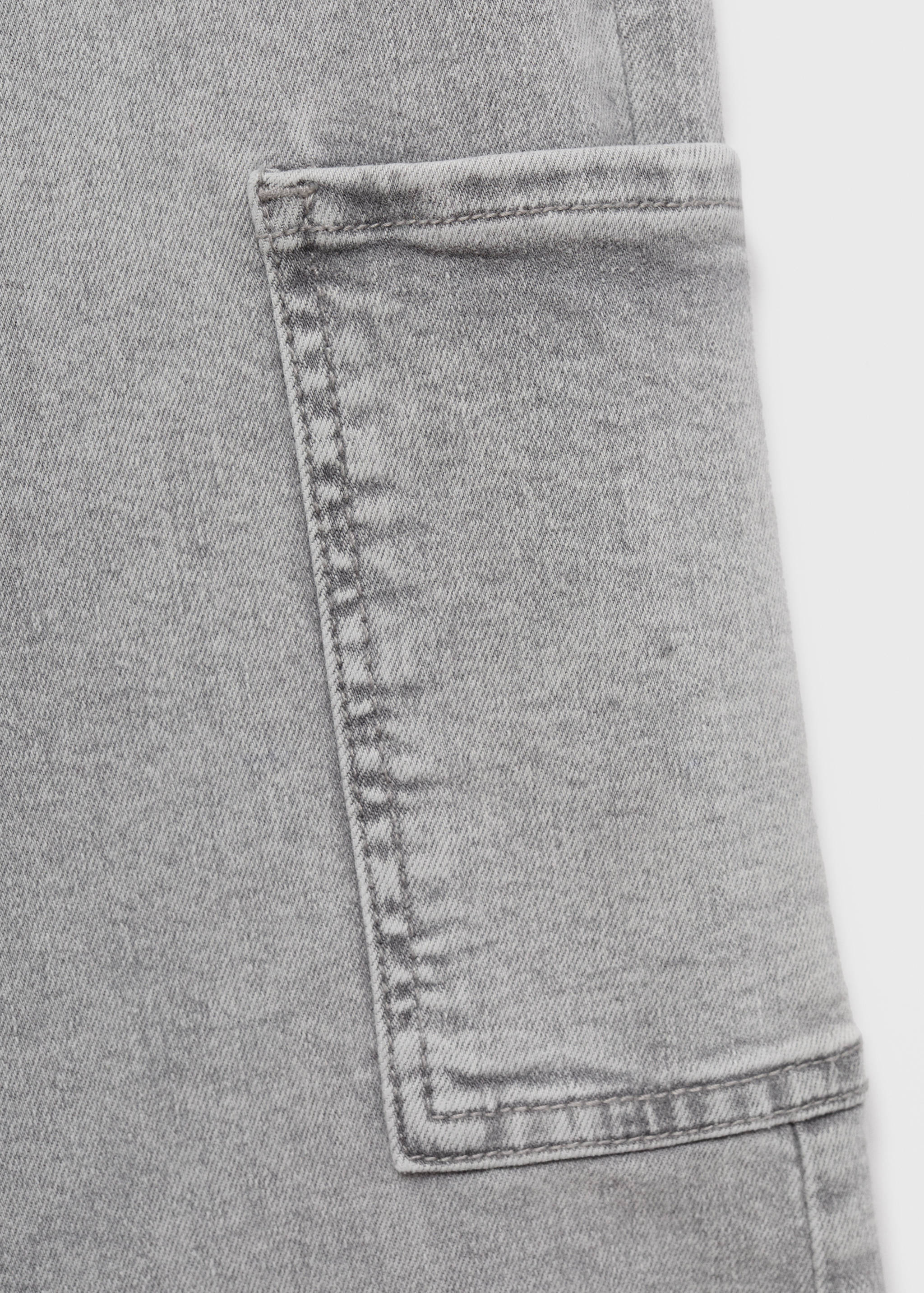 Wide leg jeans with buckle - Details of the article 0