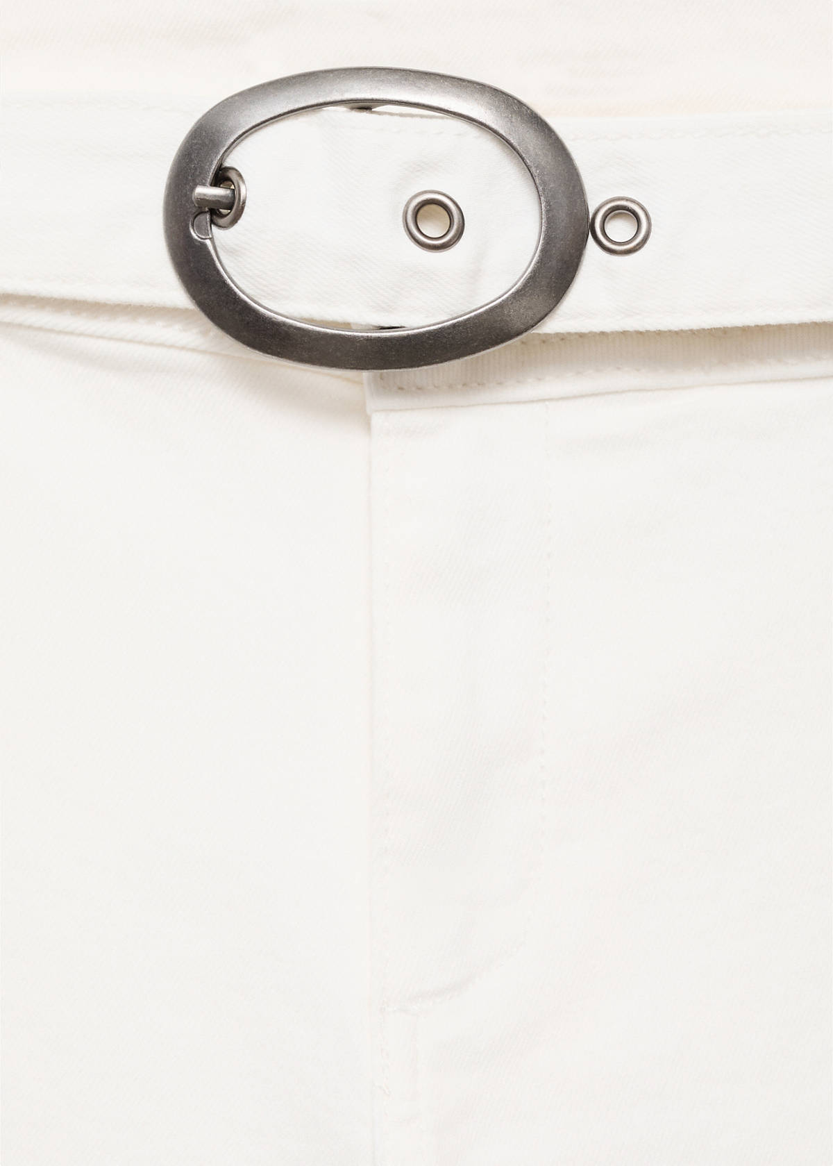 Wide leg jeans with buckle — Off White