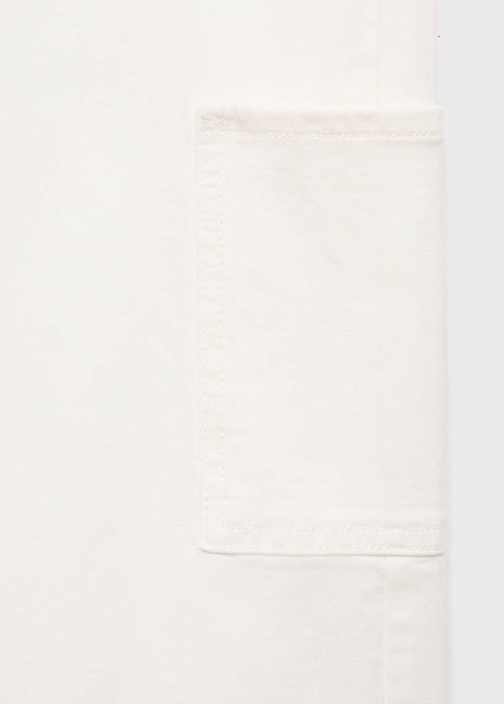 Wide leg jeans with buckle — Off White