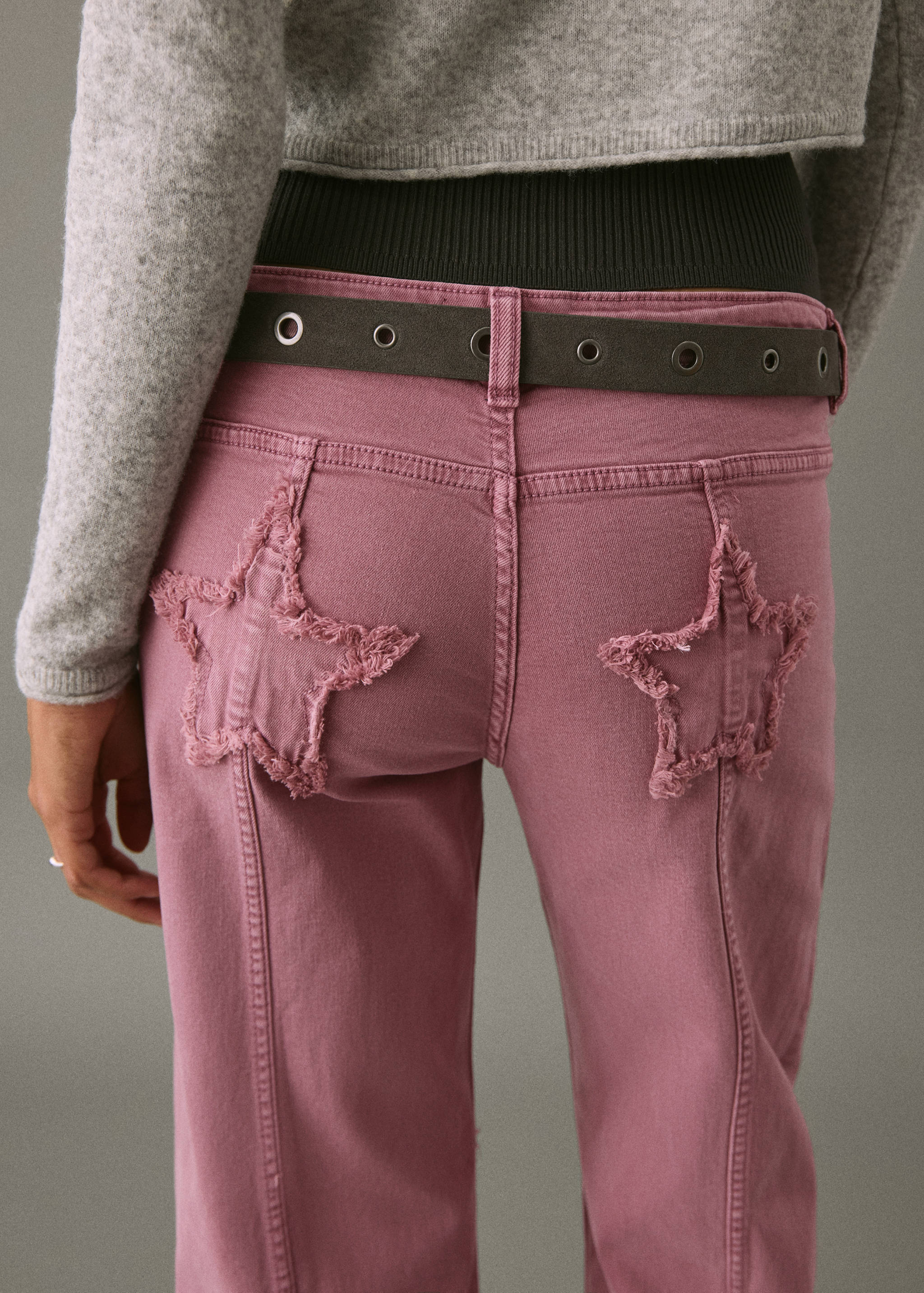 Gerade Jeans mit Sternen - Detail des Artikels 6