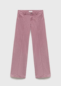 Straight jeans with stars — Pastel Pink 3