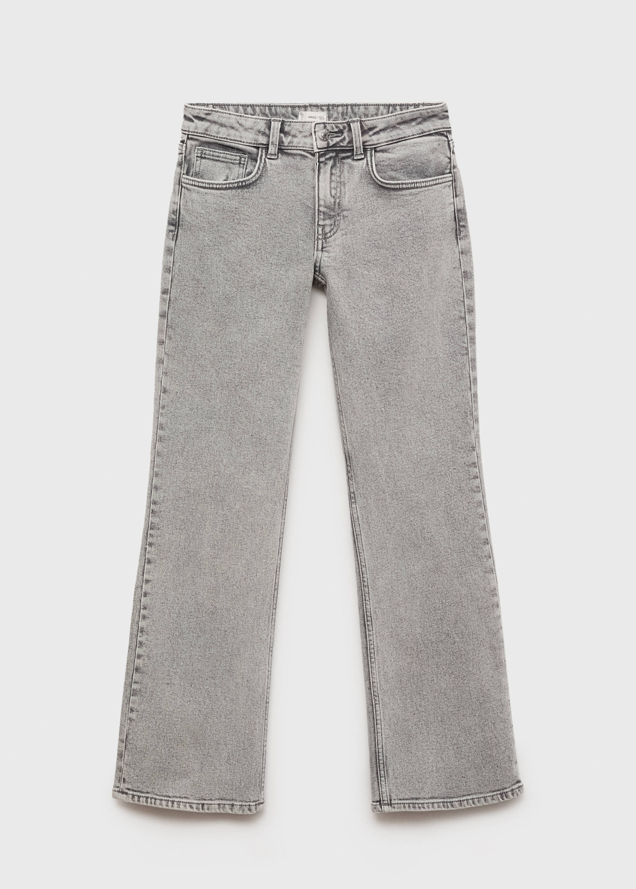 Straight jeans with embroidered butterflies - Article without model