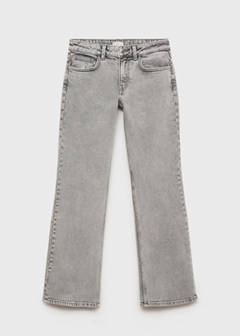 Straight jeans with embroidered butterflies — Denim Grey 12