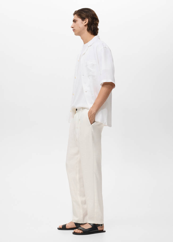 Straight-fit pleated trousers — Off White