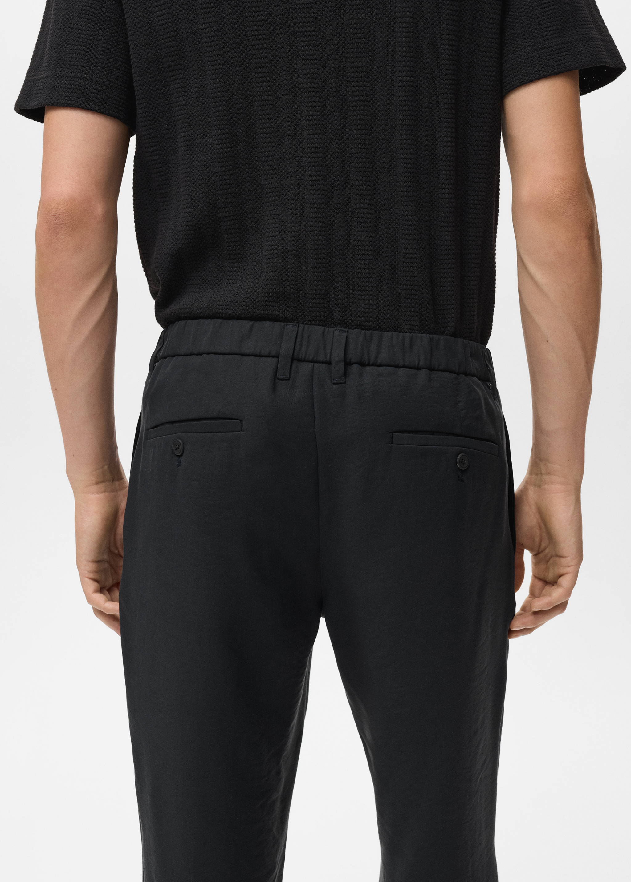 Прямые брюки с защипами - Деталь изделия 6