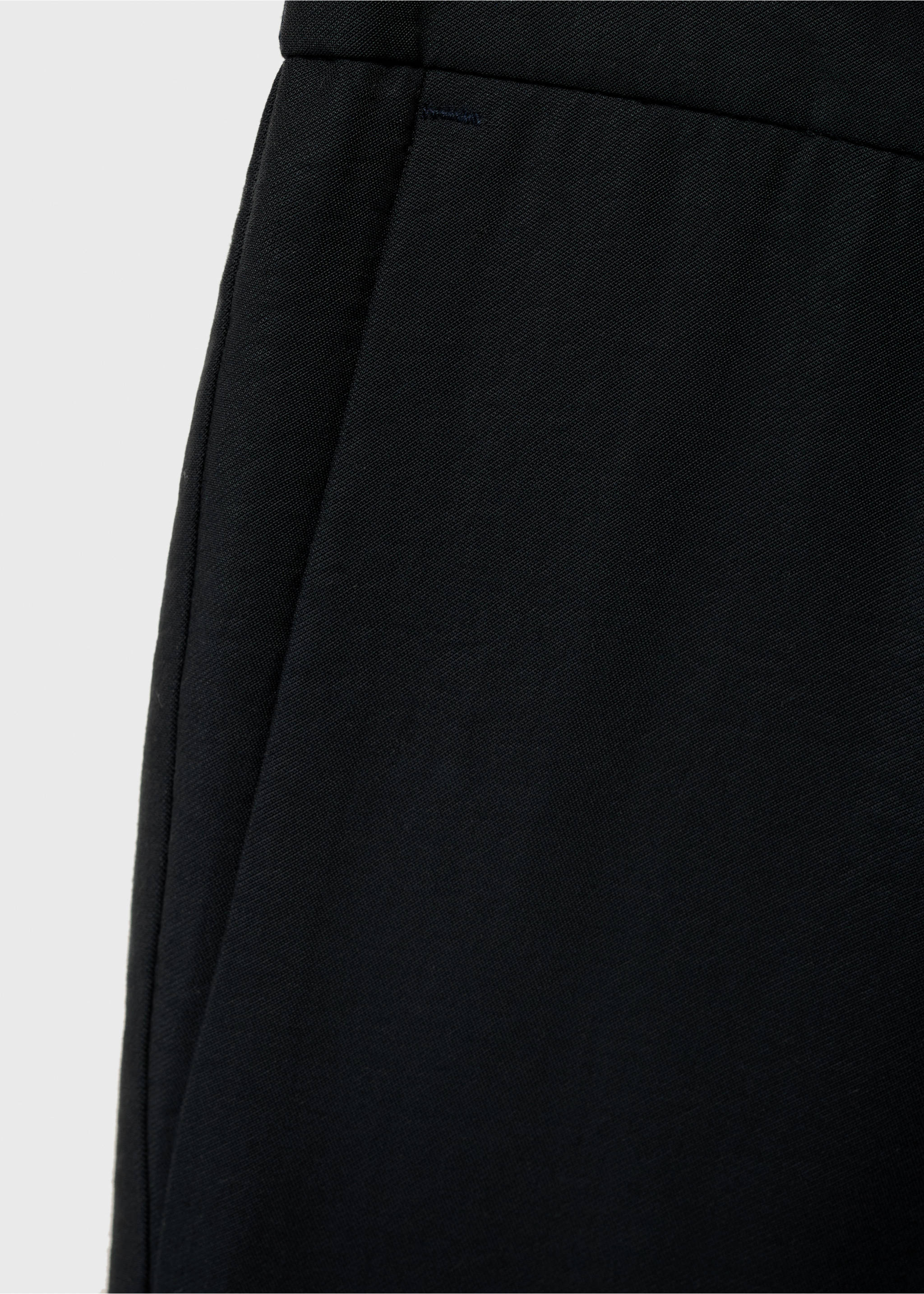 Pantalón recto pinzas - Detalle del artículo 0, Negro. Ref: 17012920-00.