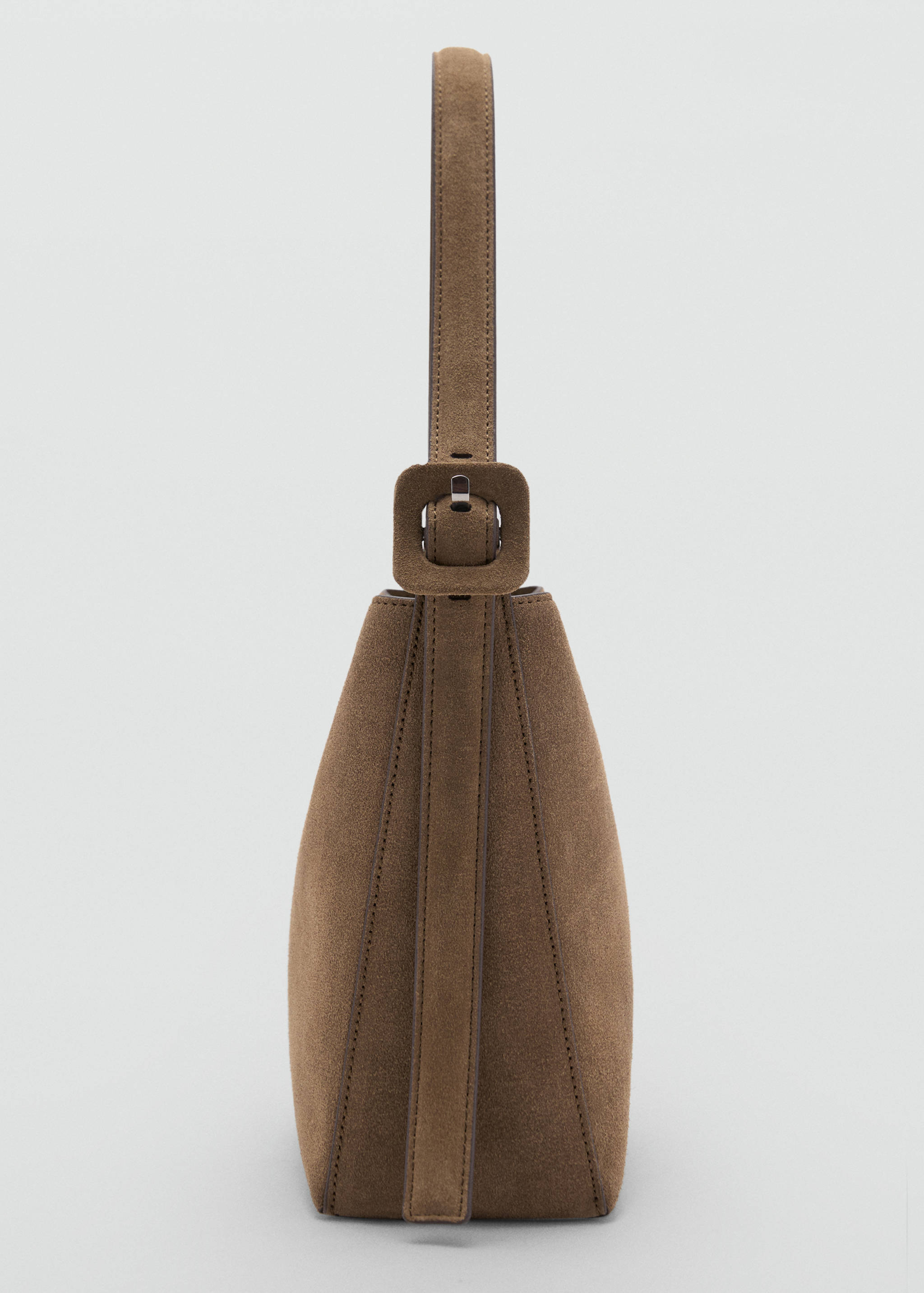 Suede leather shopper bag - Details of the article 1