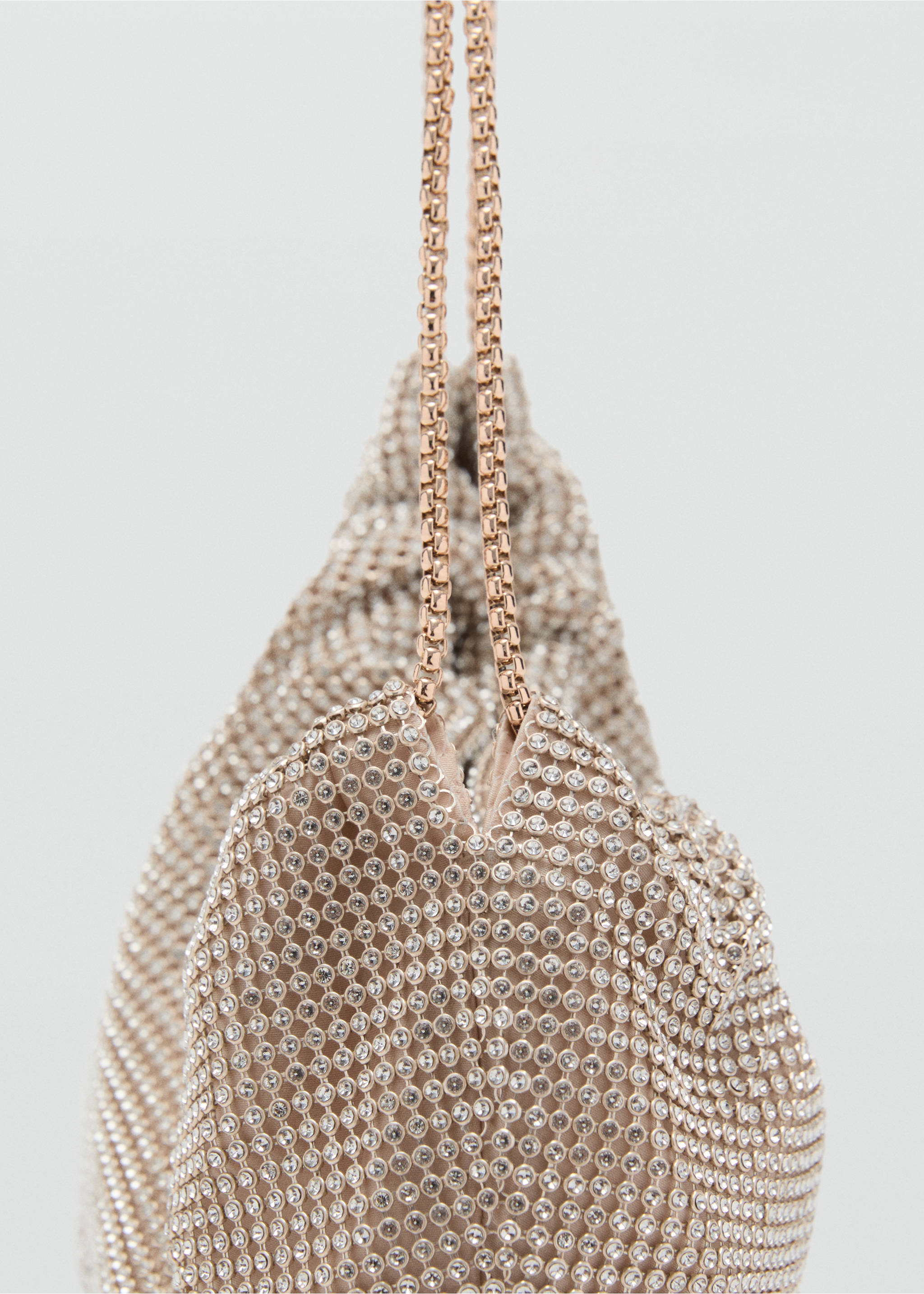 Sac porté épaule strass - Détail de l'article 1, Or. Ref: 17012923-00.