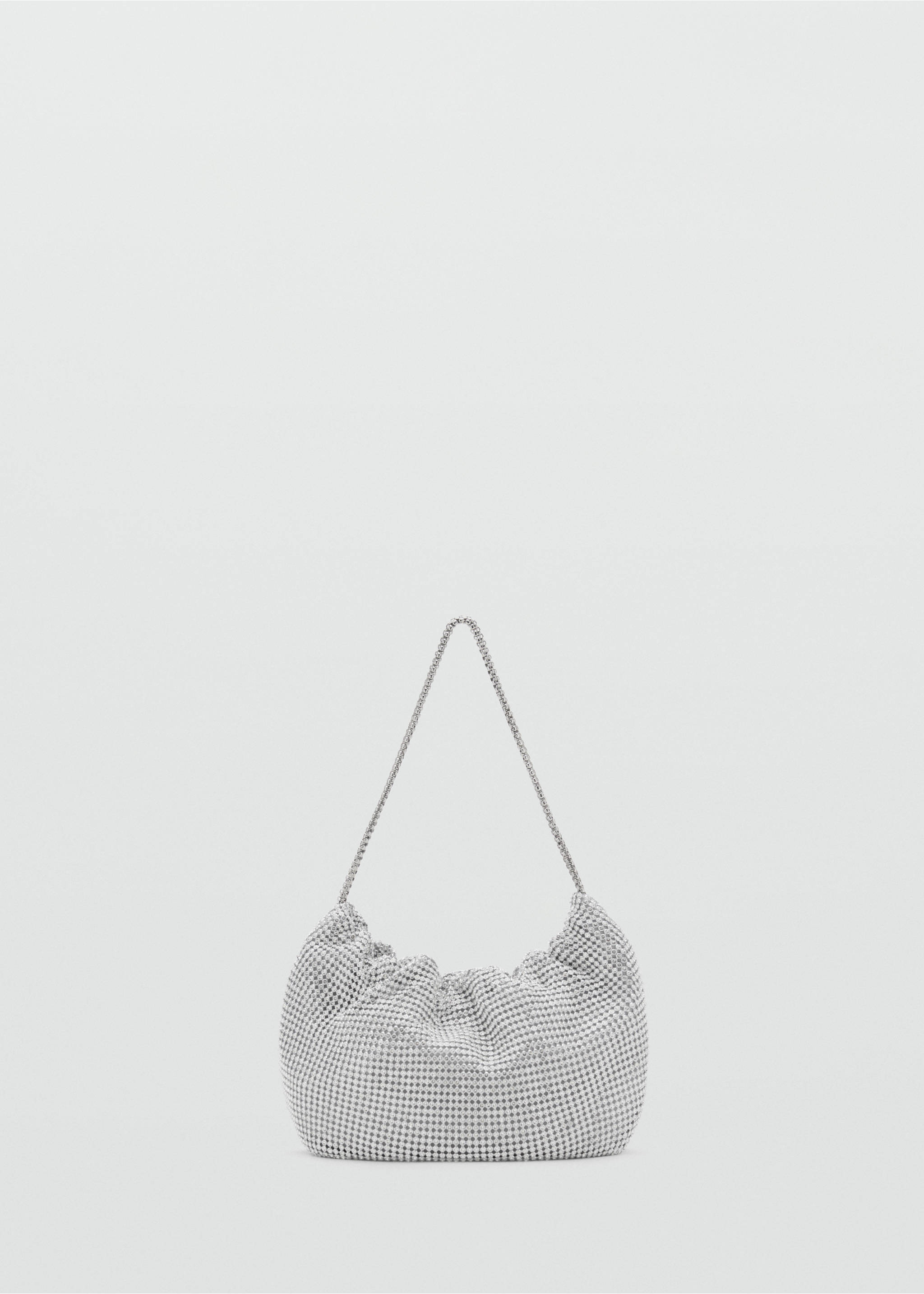 Sac porté épaule strass - Article sans modèle, Argent. Ref: 17012923-00.
