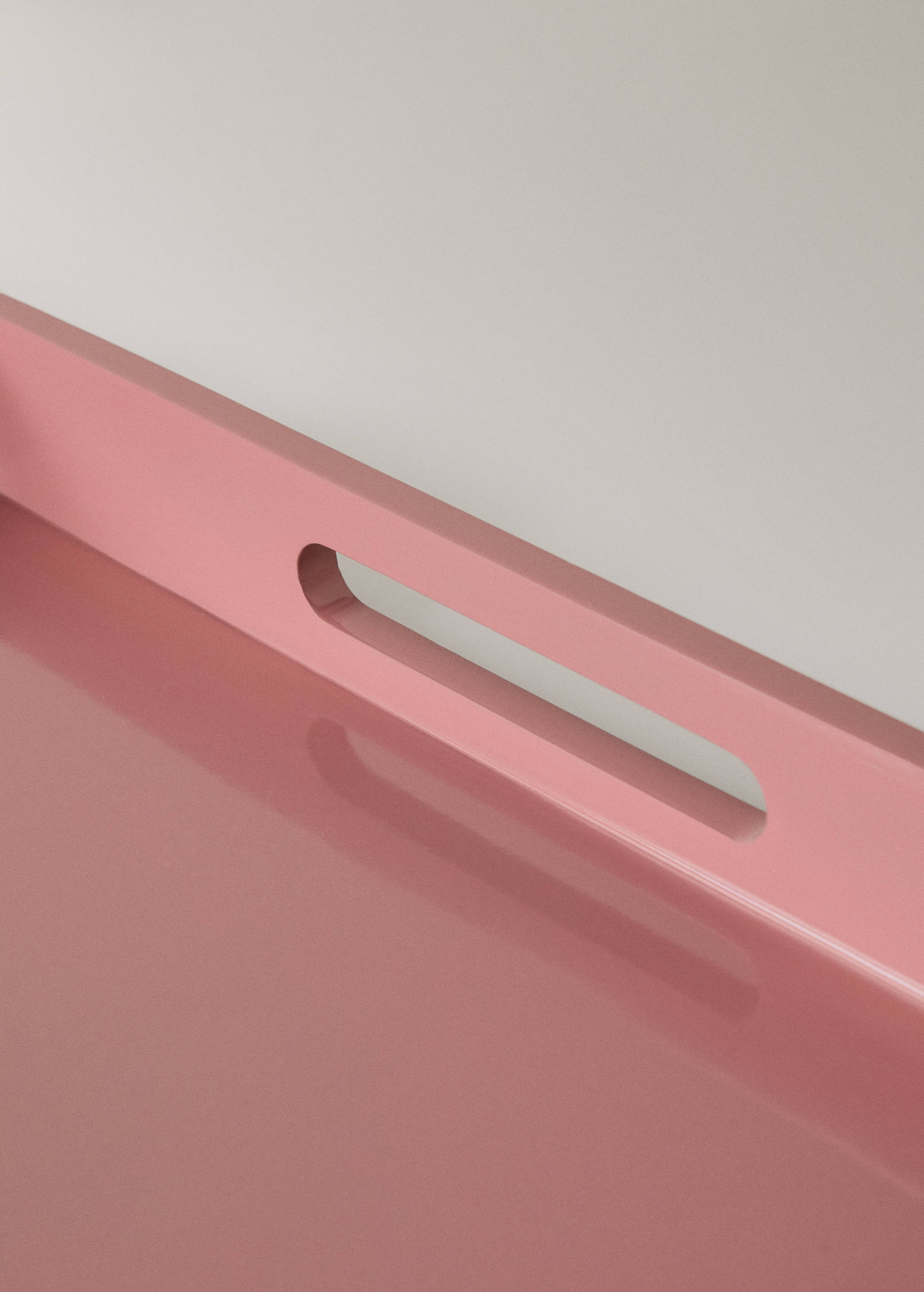 Middelgroot gekleurd gelakt decoratief dienblad - Detail van het artikel 2