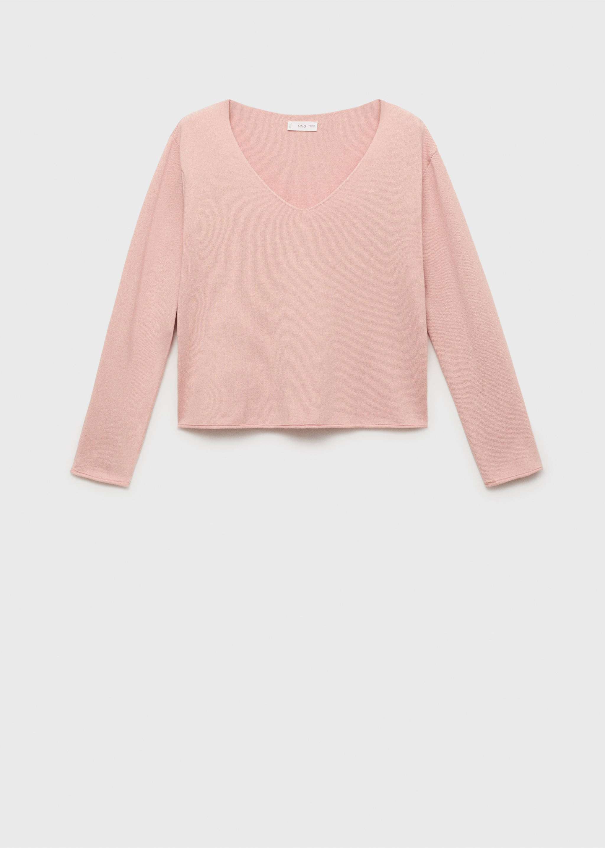 Пуловер из трикотажа - Изделие без модели, Пастельно-розовый. Ref: 17013277-00.