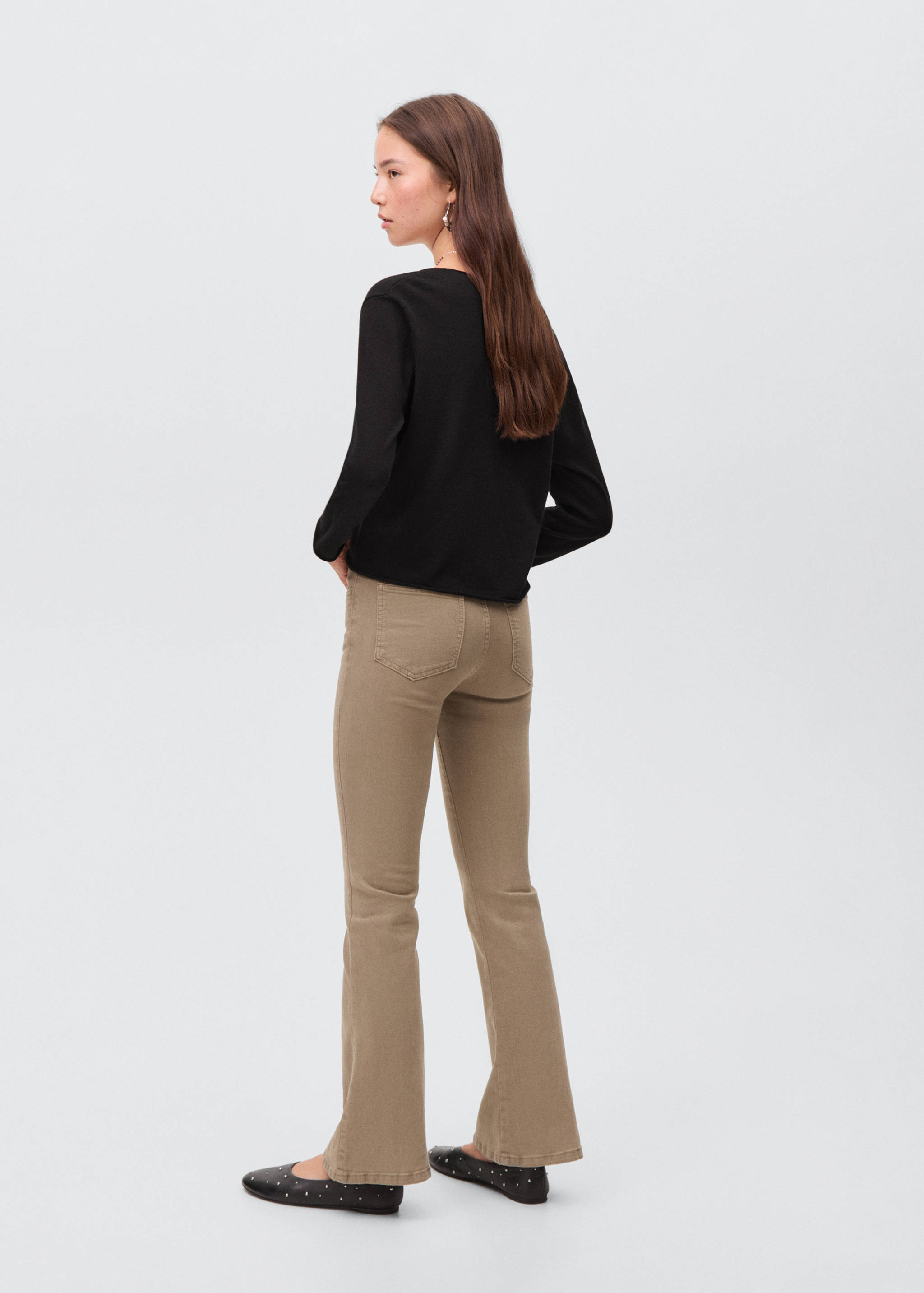 Пуловер из трикотажа - Обратная сторона изделия