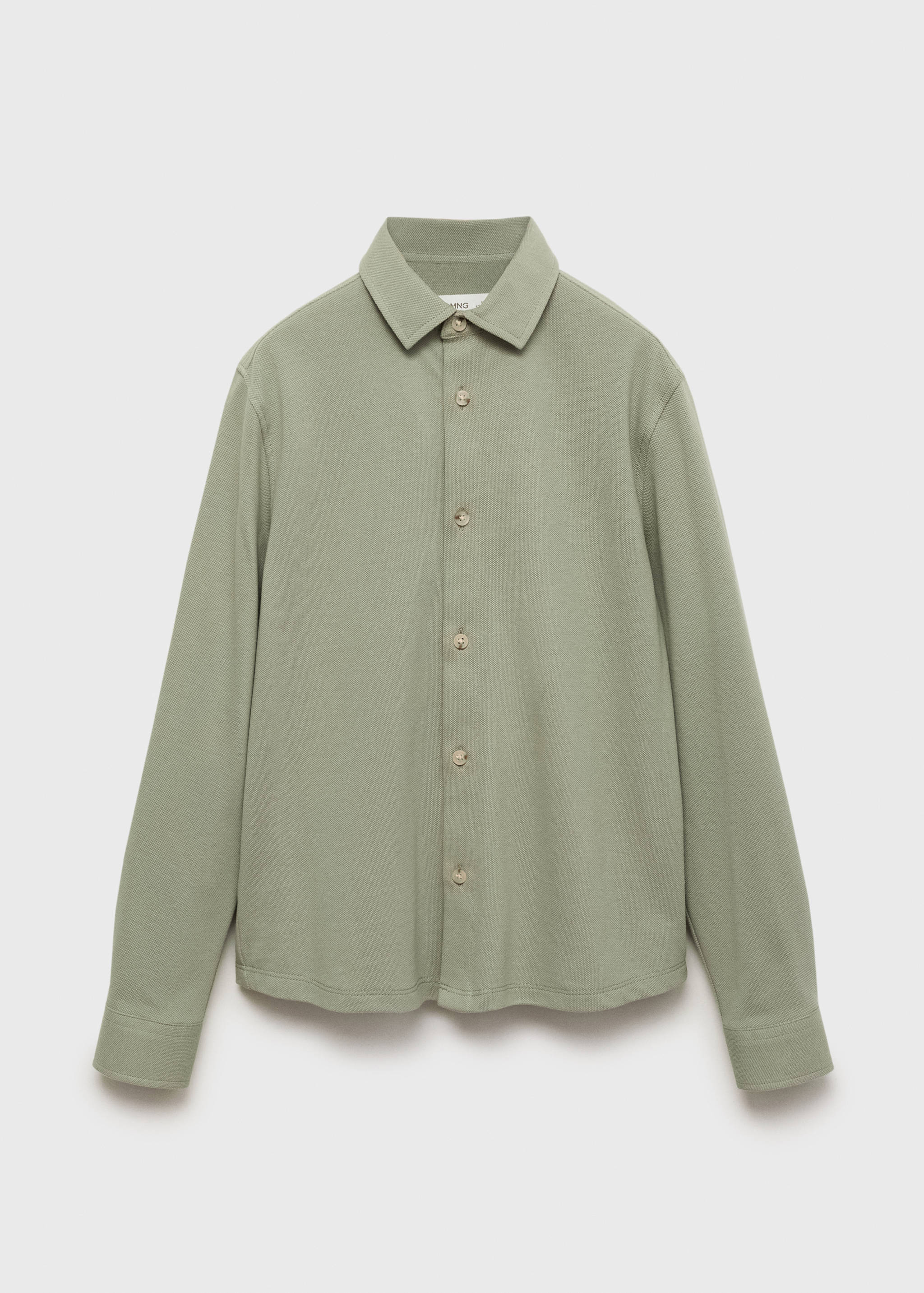 Cotton knit shirt - Article without model