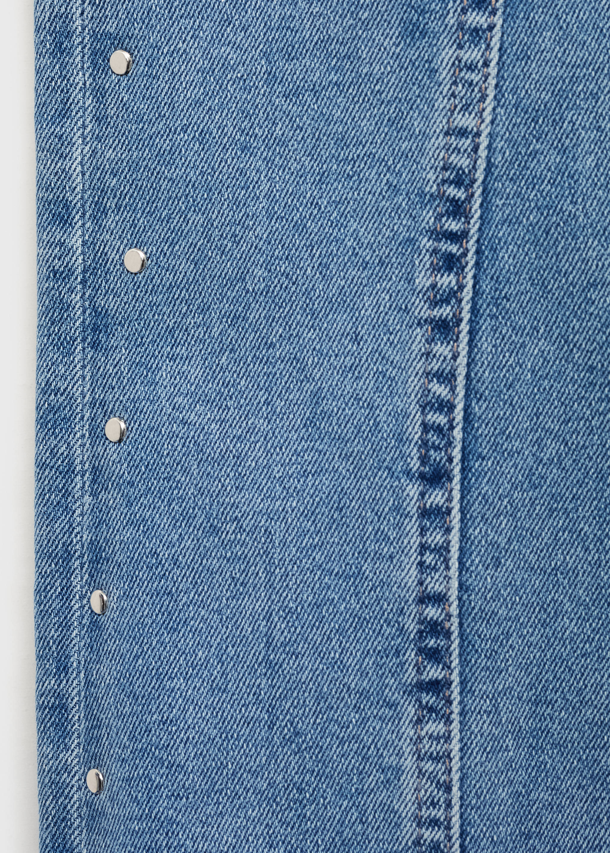 Jeans à boca de sino com costuras decorativas - Pormenor do artigo 0