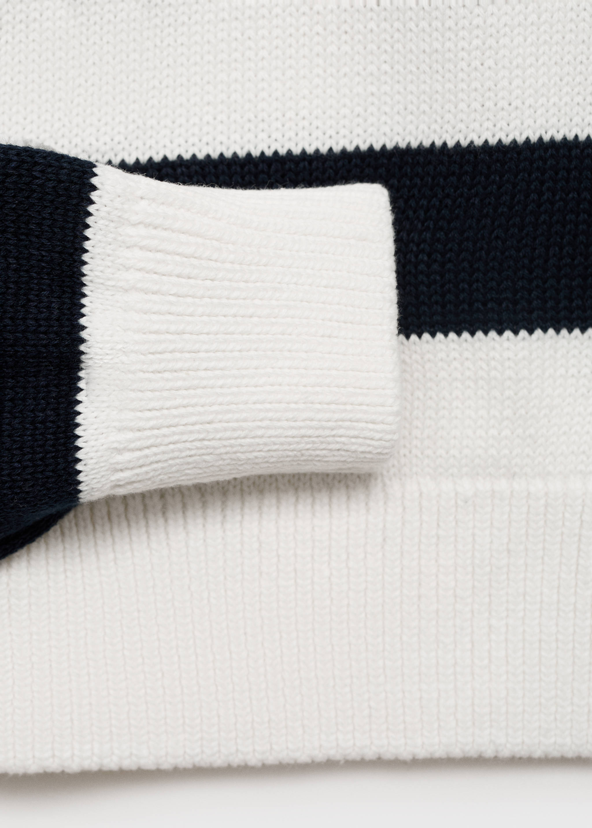 Knitted polo-neck sweater - Details of the article 8