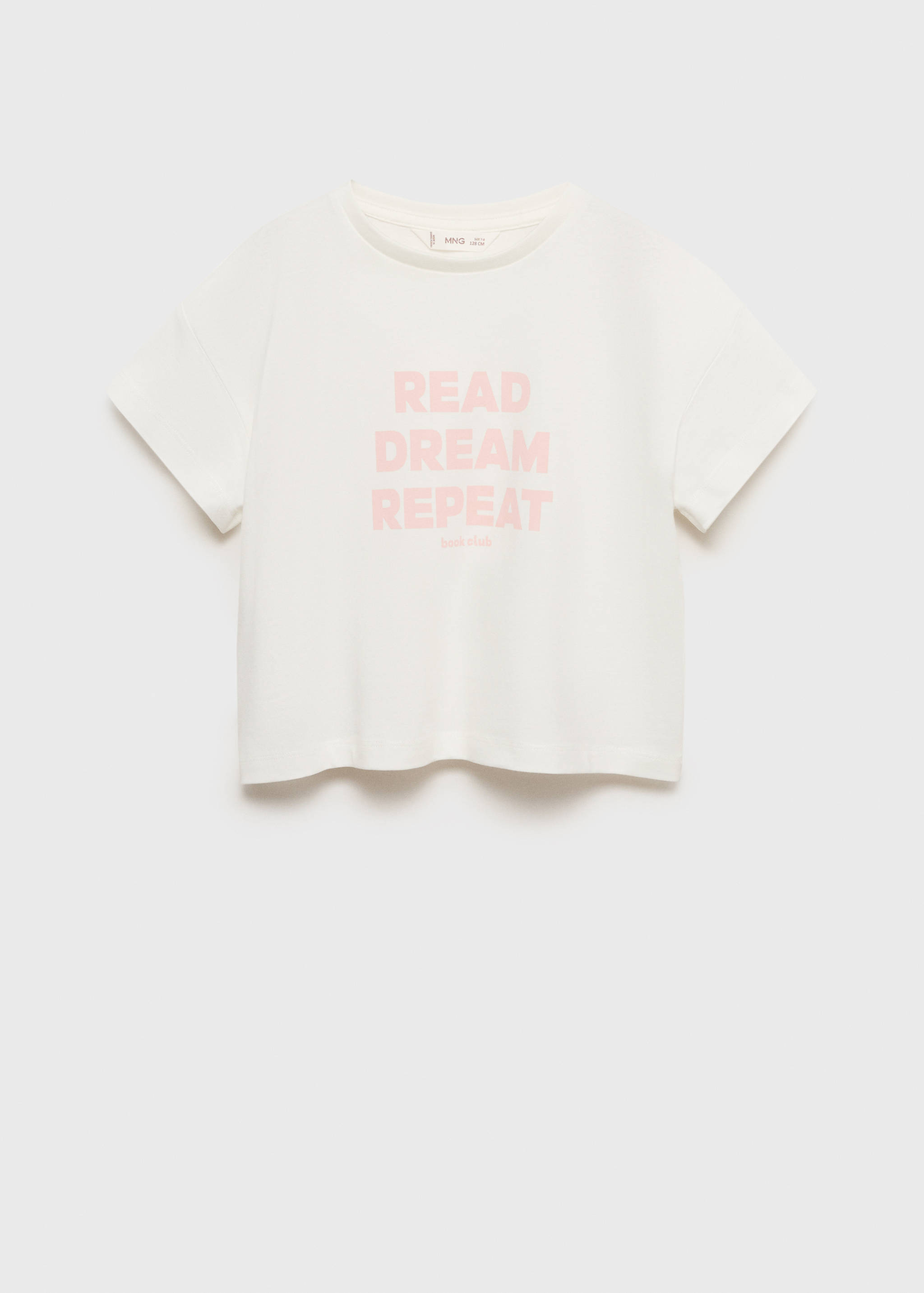 Kortärmad tryckt t-shirt - Artikel utan modell