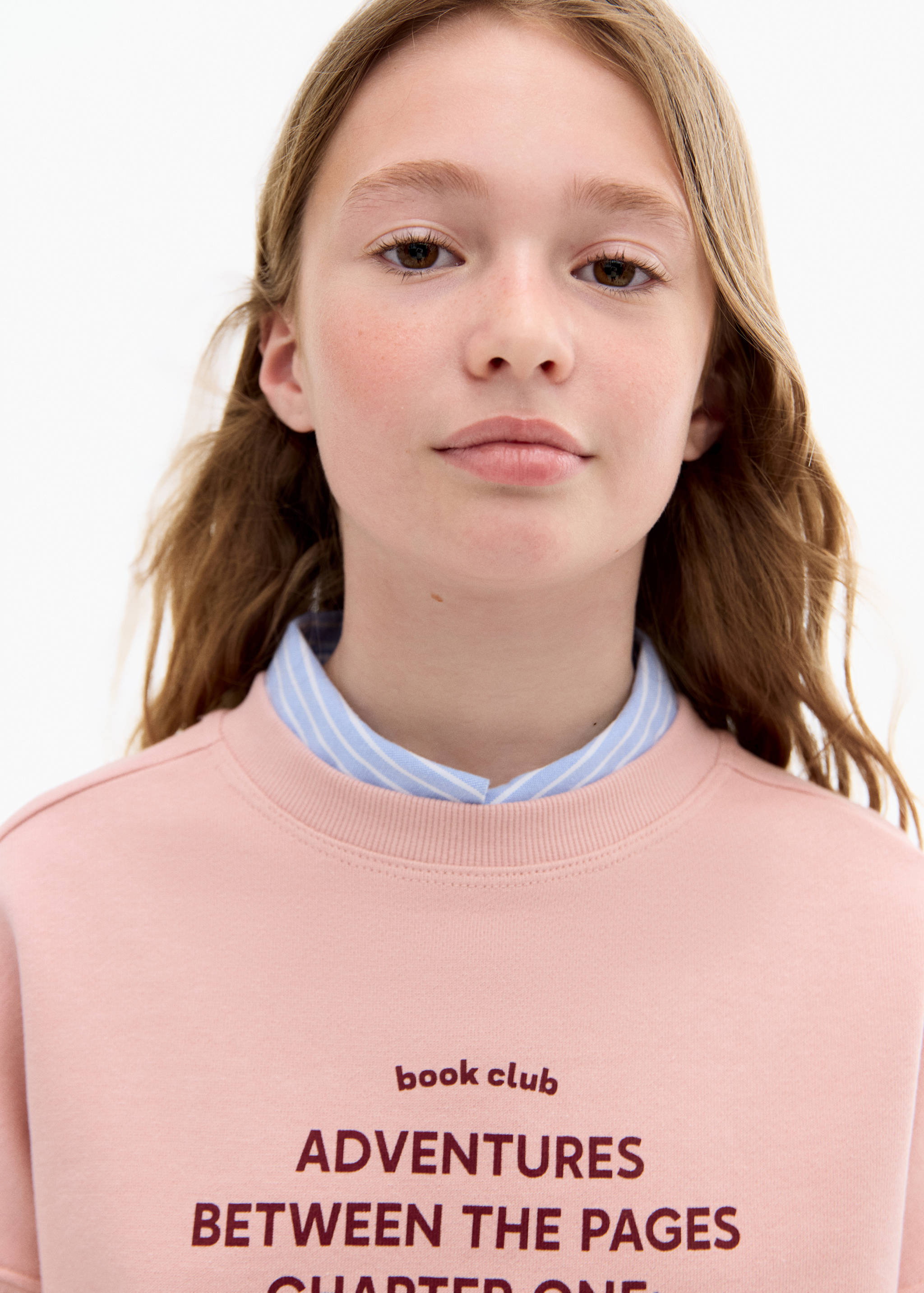 Printed message sweatshirt - Details of the article 1