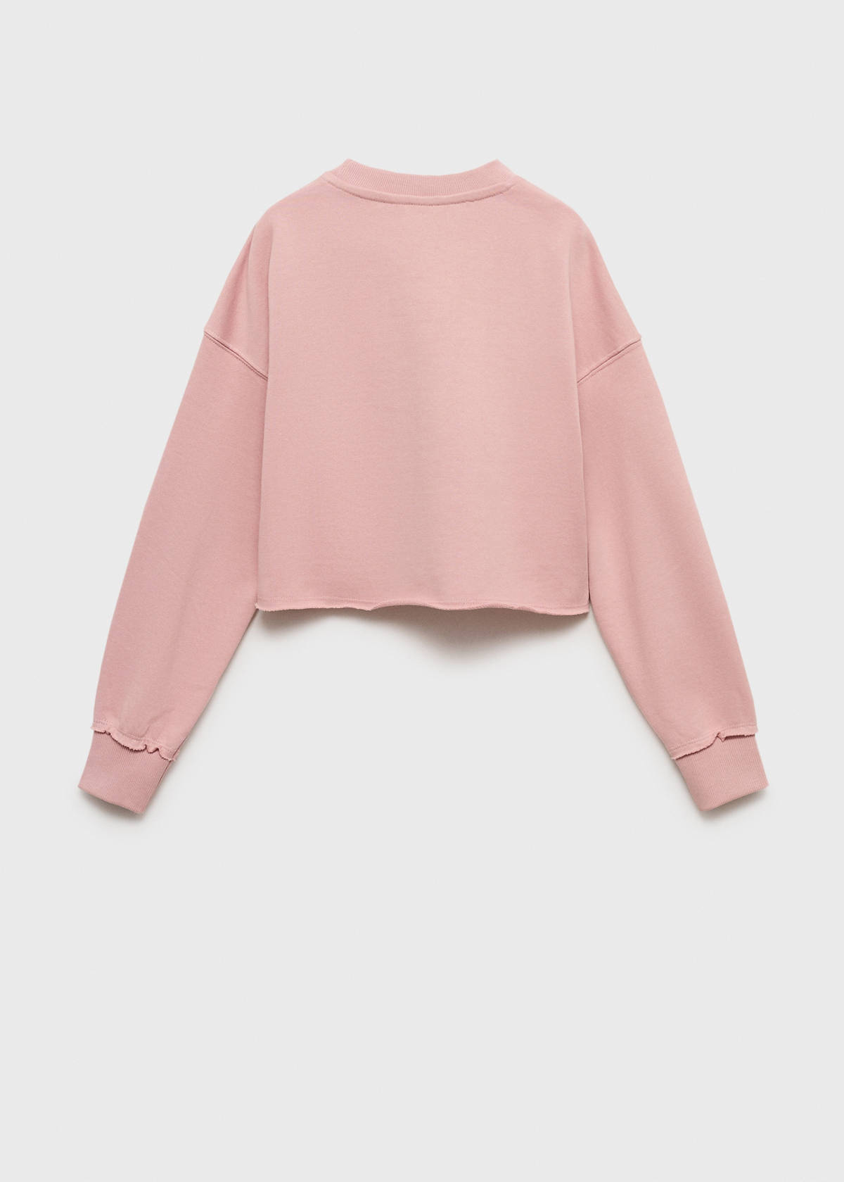 Printed message sweatshirt — Pink