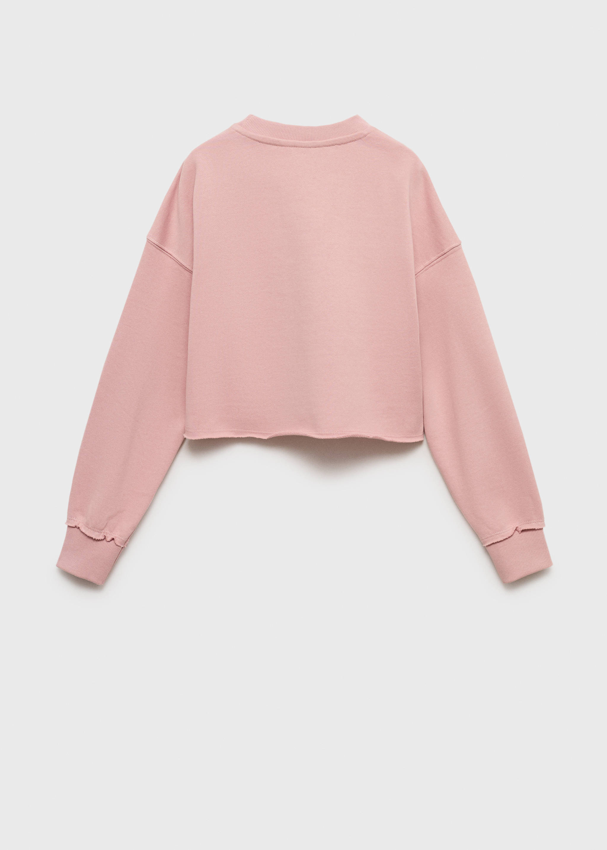 Printed message sweatshirt - Reverse of the article