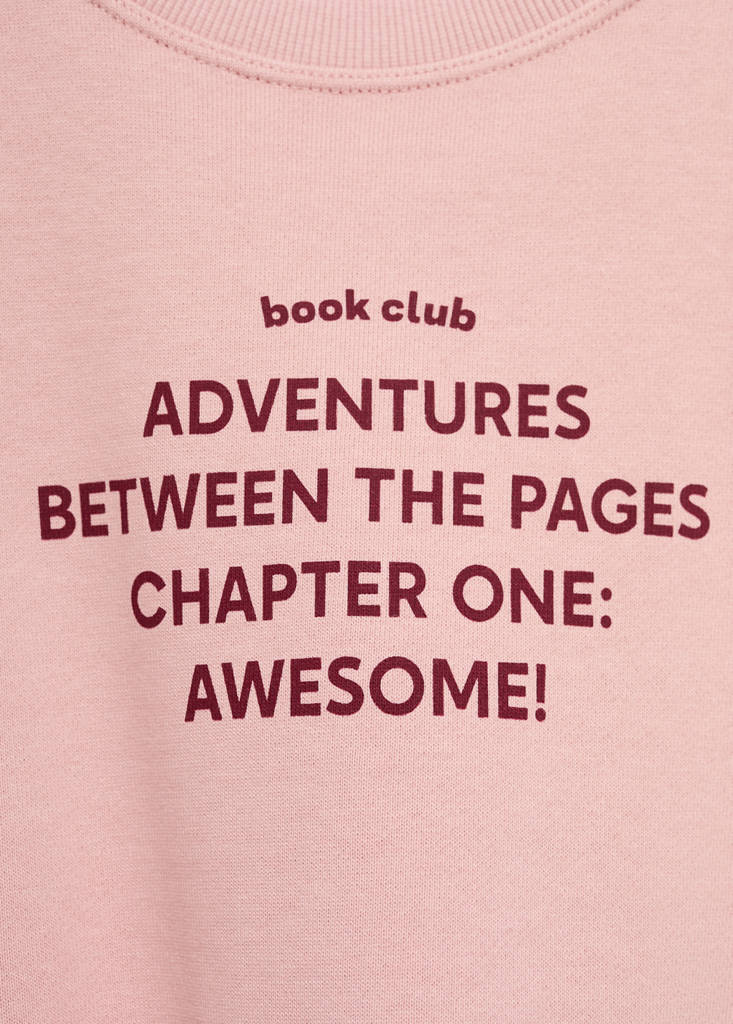 Printed message sweatshirt — Pink
