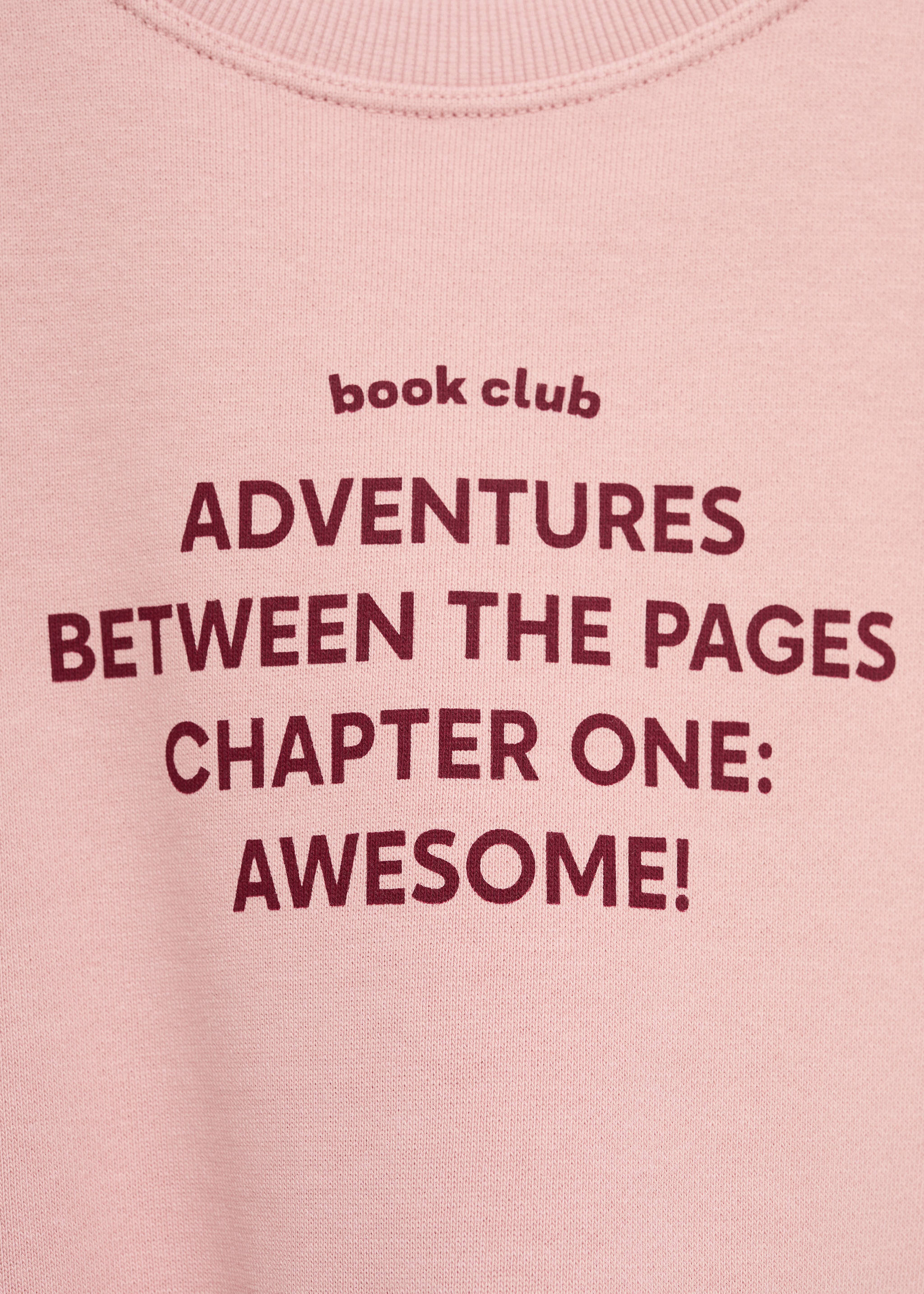 Printed message sweatshirt - Details of the article 0