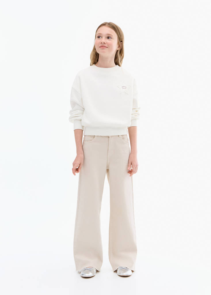 Sweatshirt with embroidered star — Off White