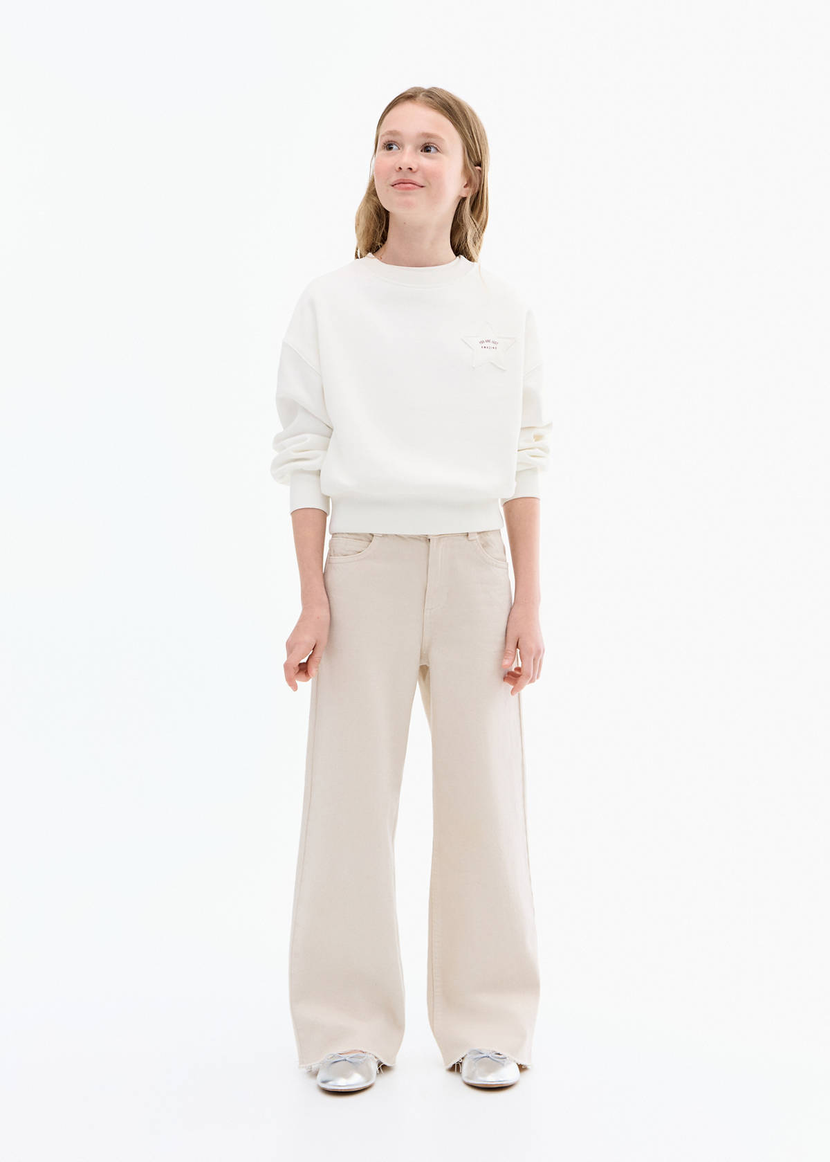 Sweatshirt with embroidered star — Off White