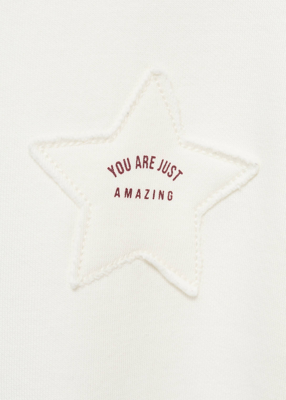 Sweatshirt with embroidered star — Off White