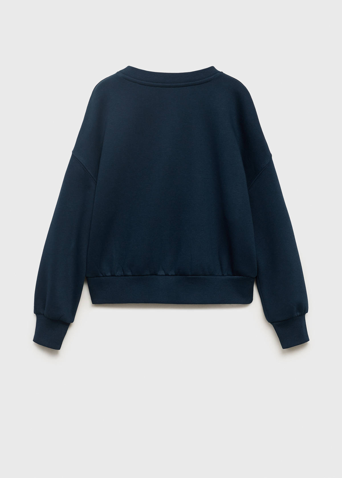 Sweatshirt with embroidered star — Navy