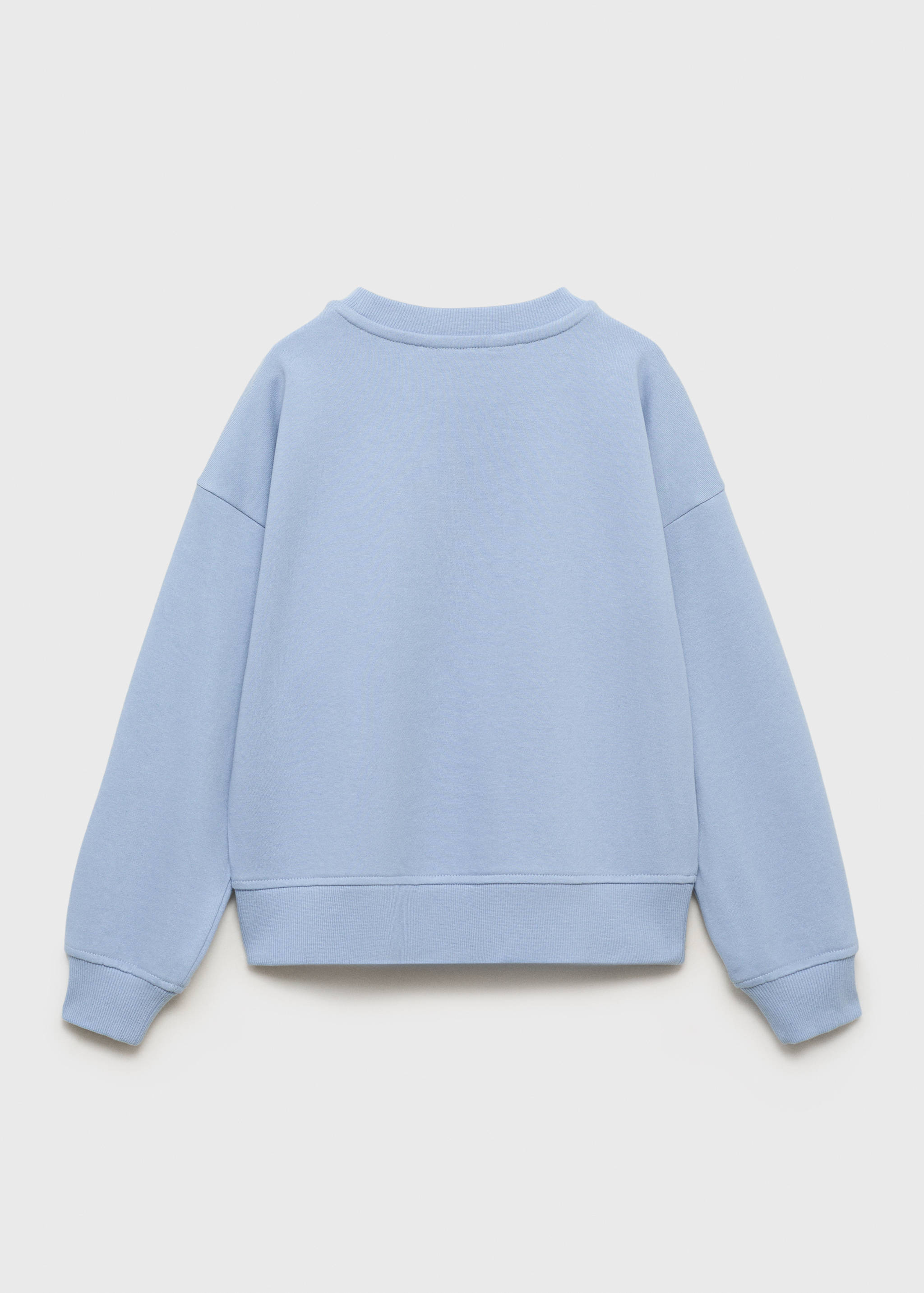 Printed embroidered sweatshirt - Reverse of the article