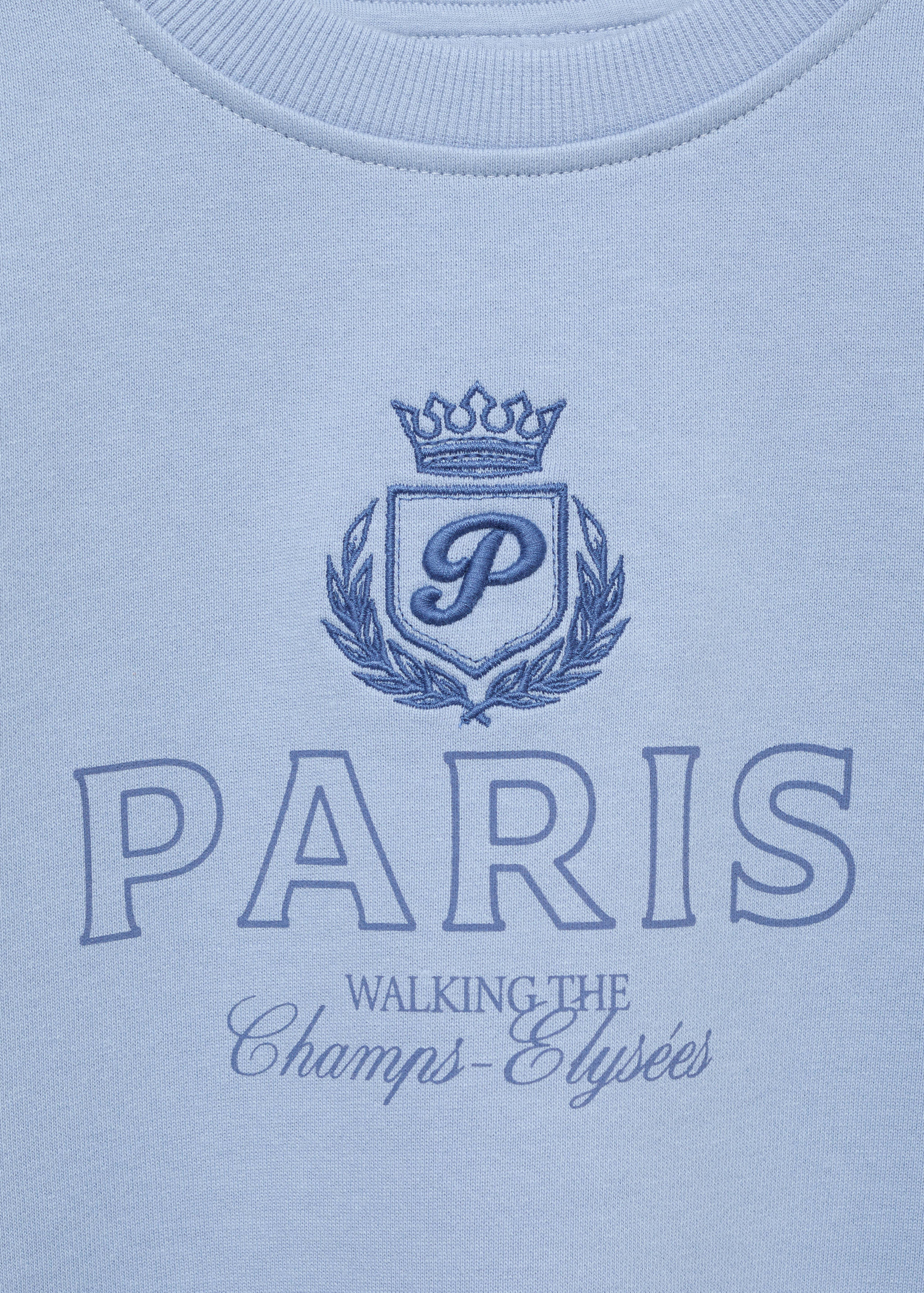 Printed embroidered sweatshirt - Details of the article 8