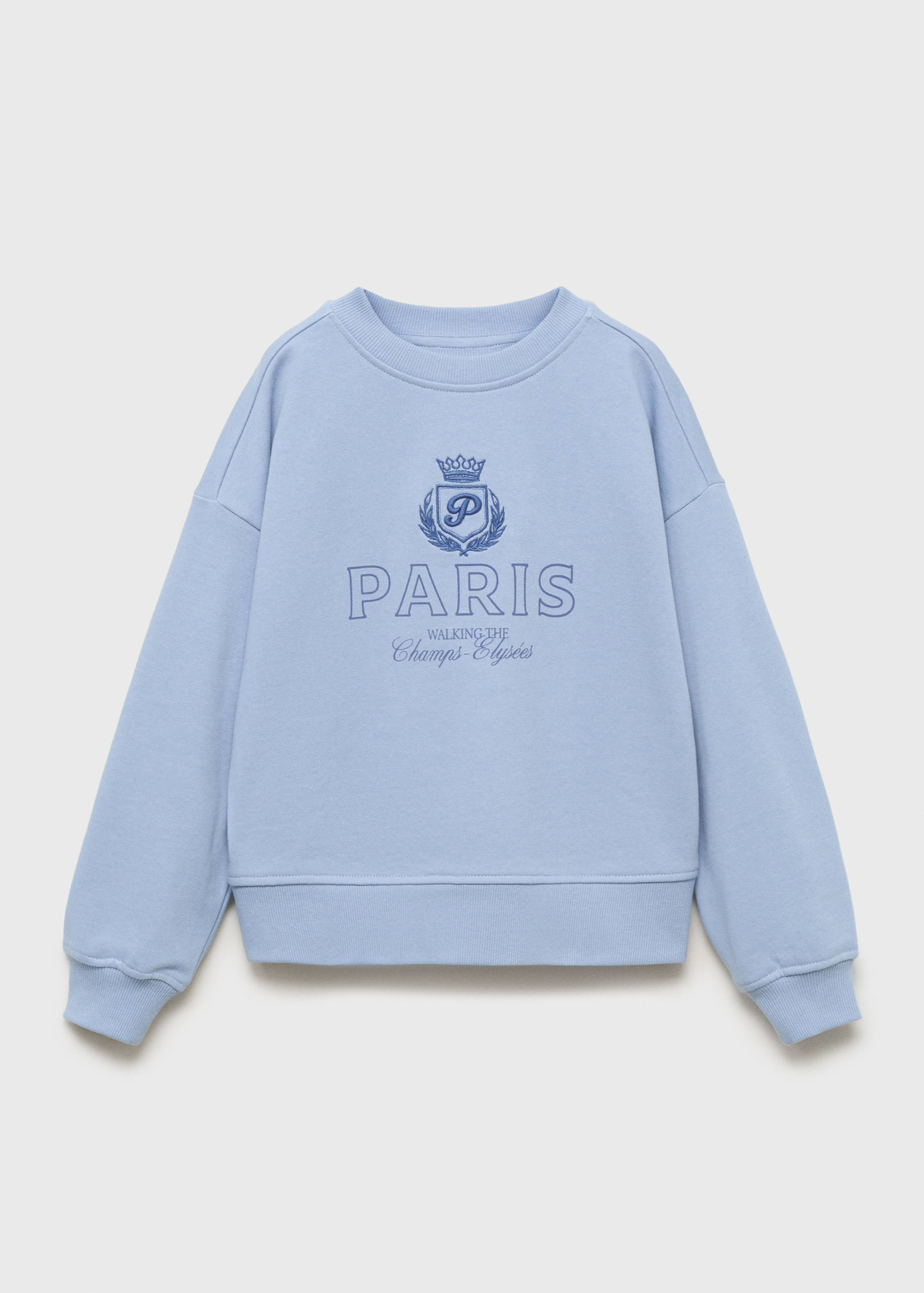 Sweat brodé et imprimé - Article sans modèle