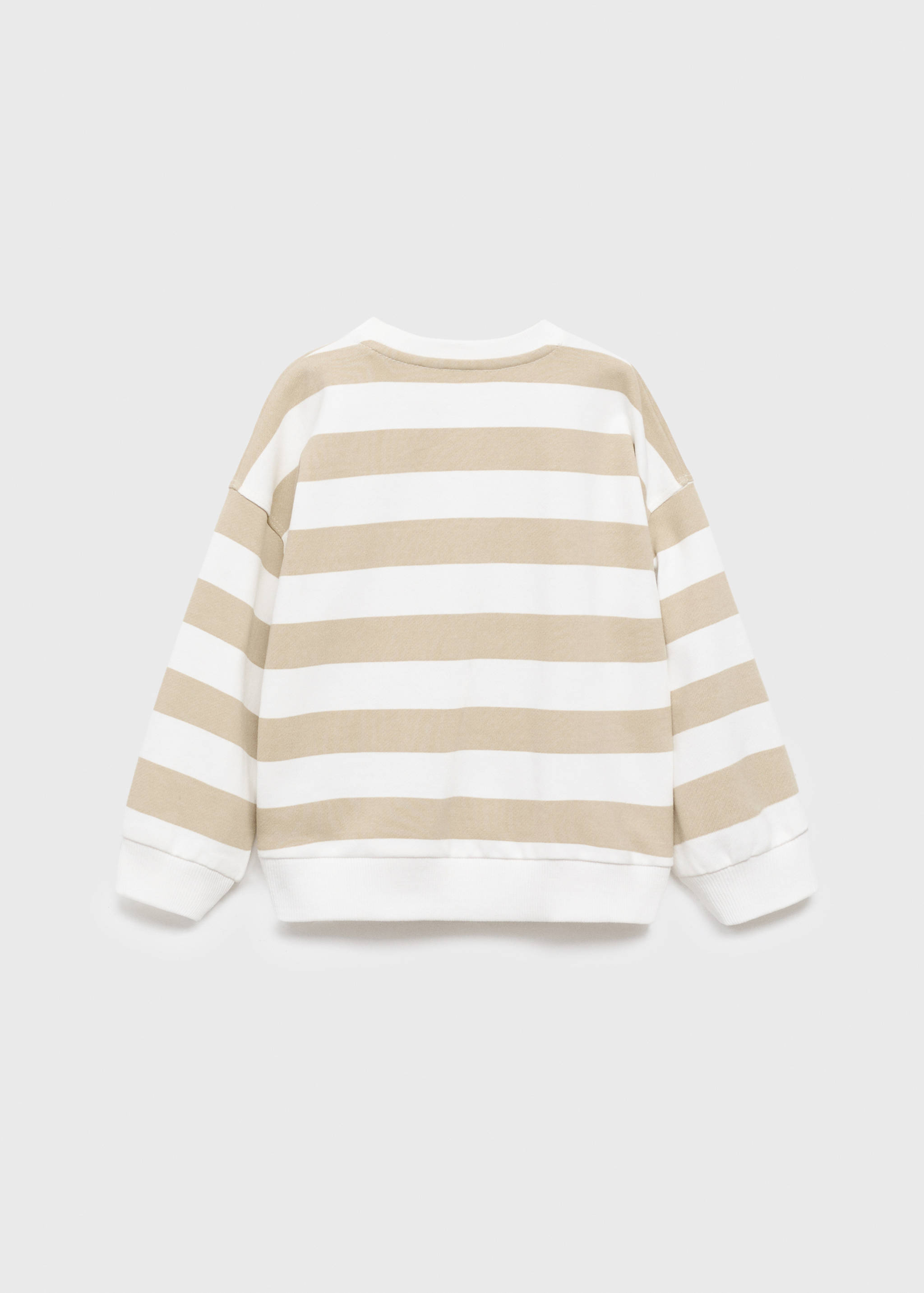 Striped cotton-blend sweatshirt - Reverse of the article