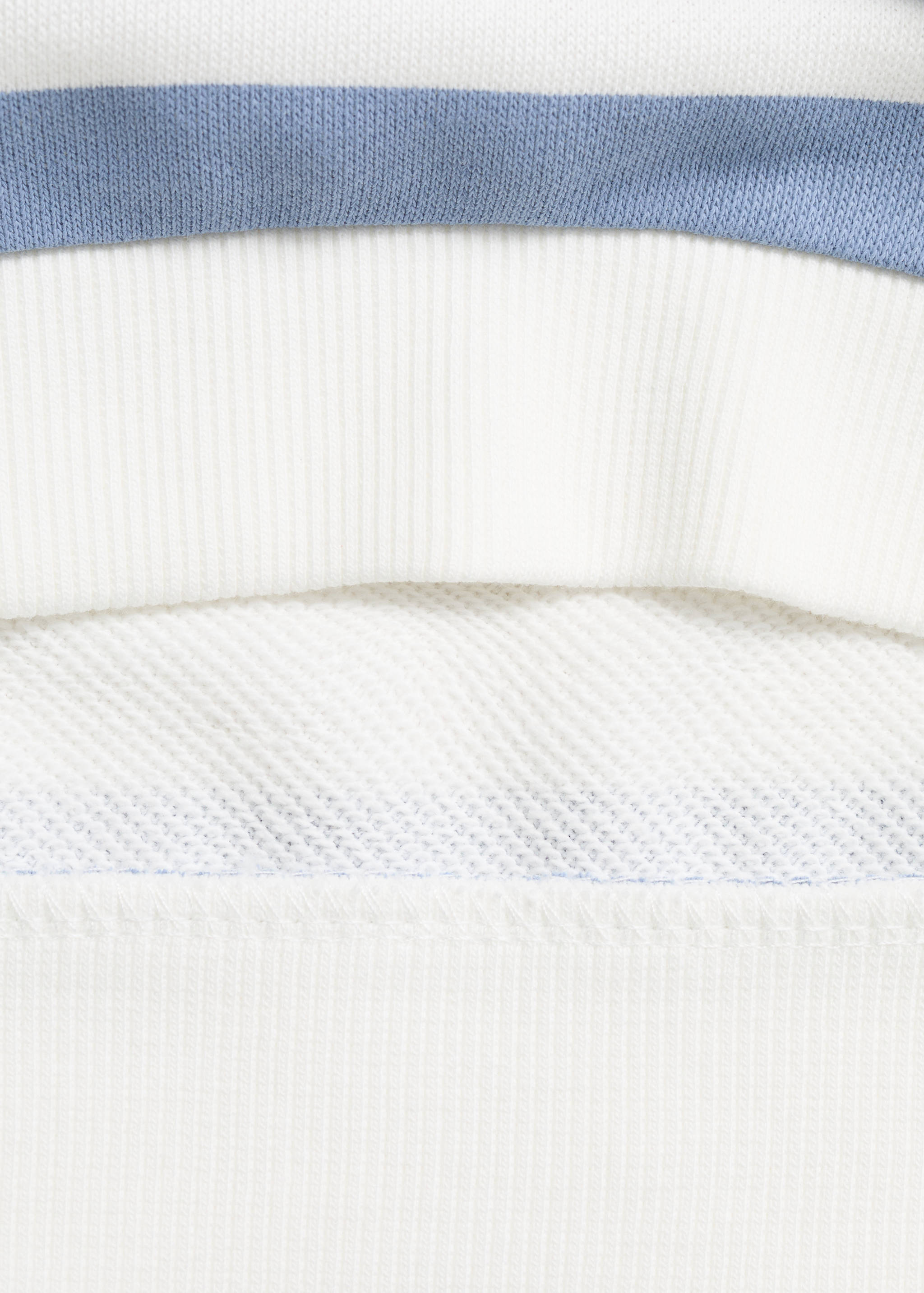 Striped cotton-blend sweatshirt - Details of the article 8