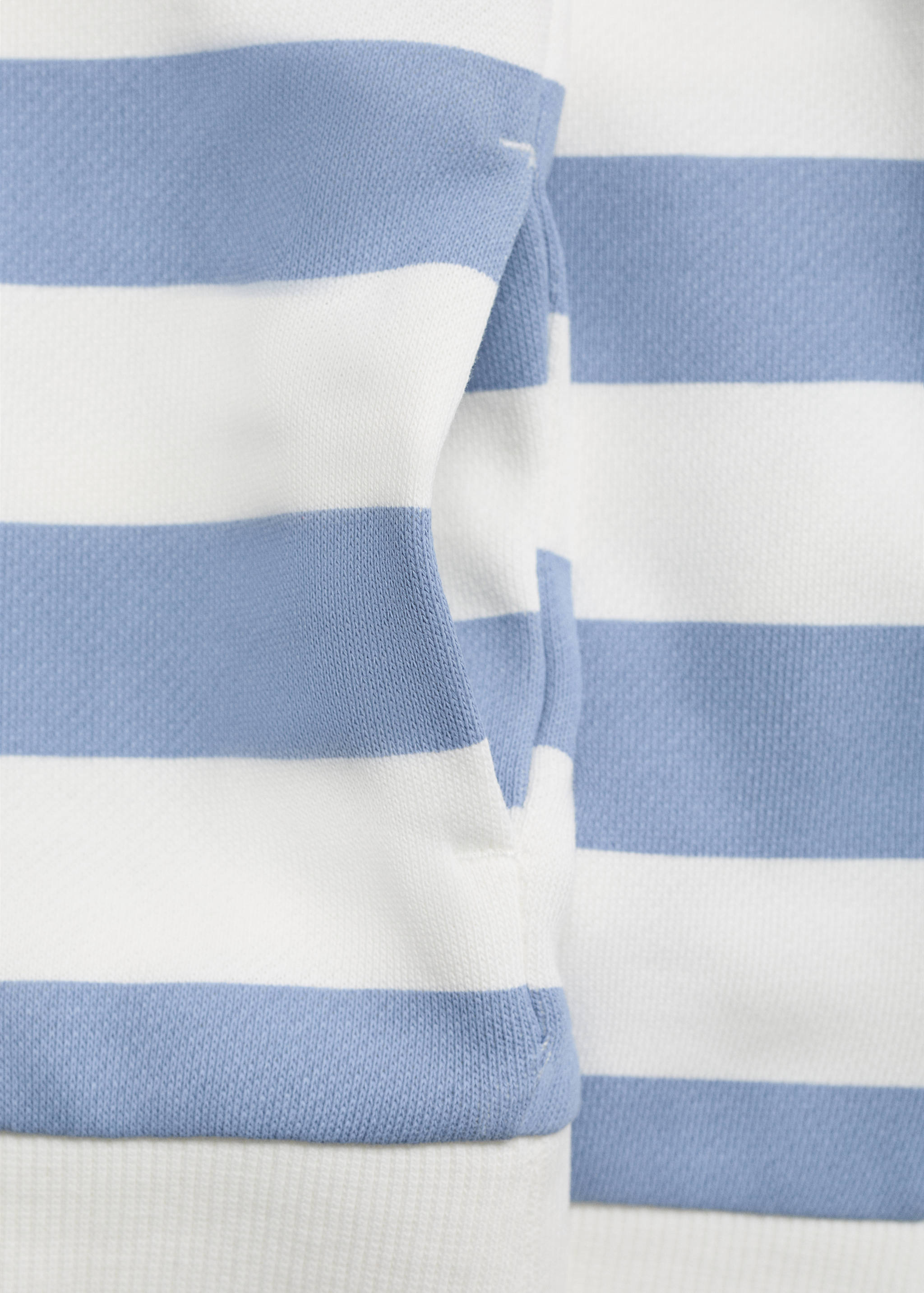 Striped cotton-blend sweatshirt - Details of the article 0