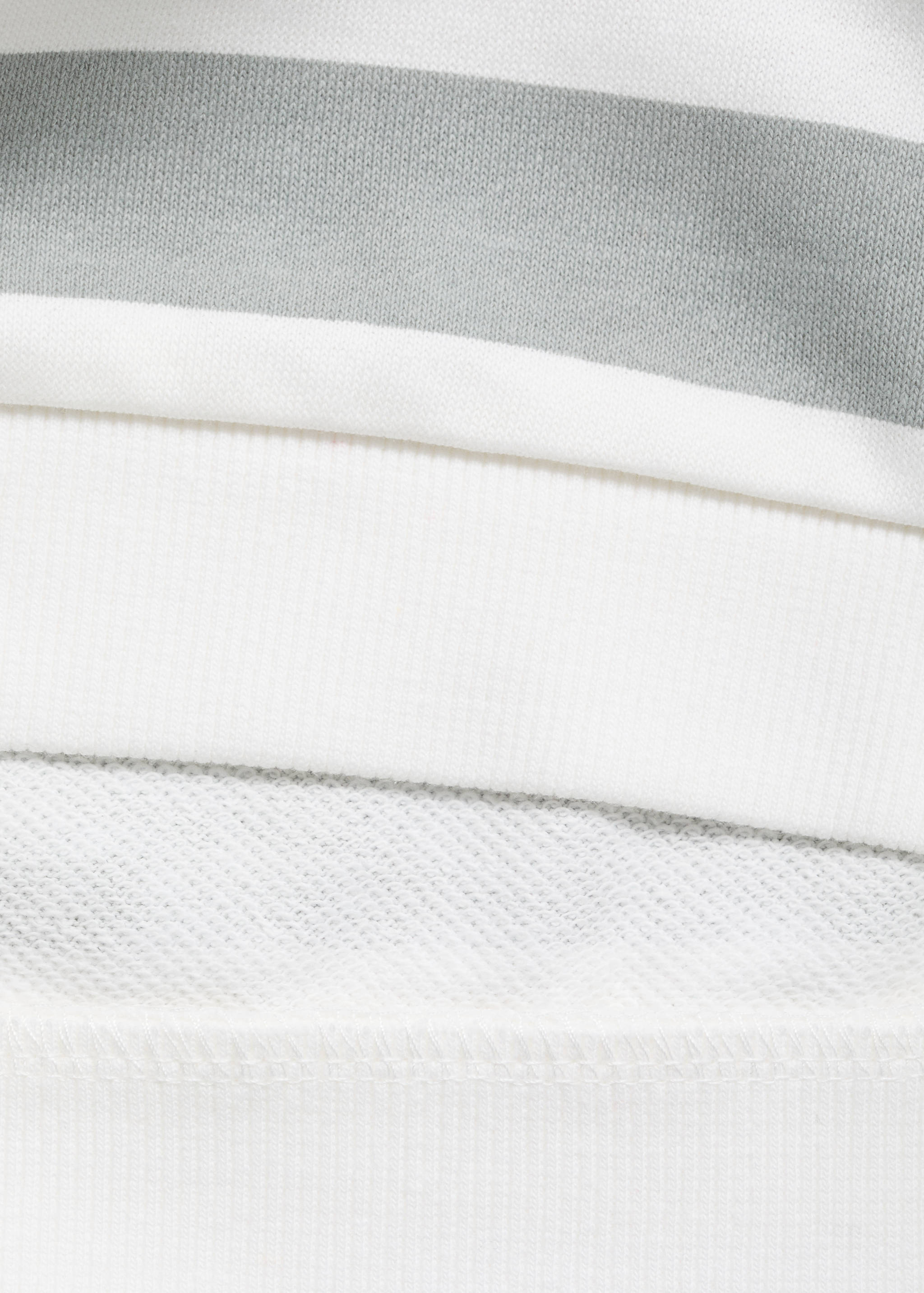 Striped cotton-blend sweatshirt - Details of the article 8
