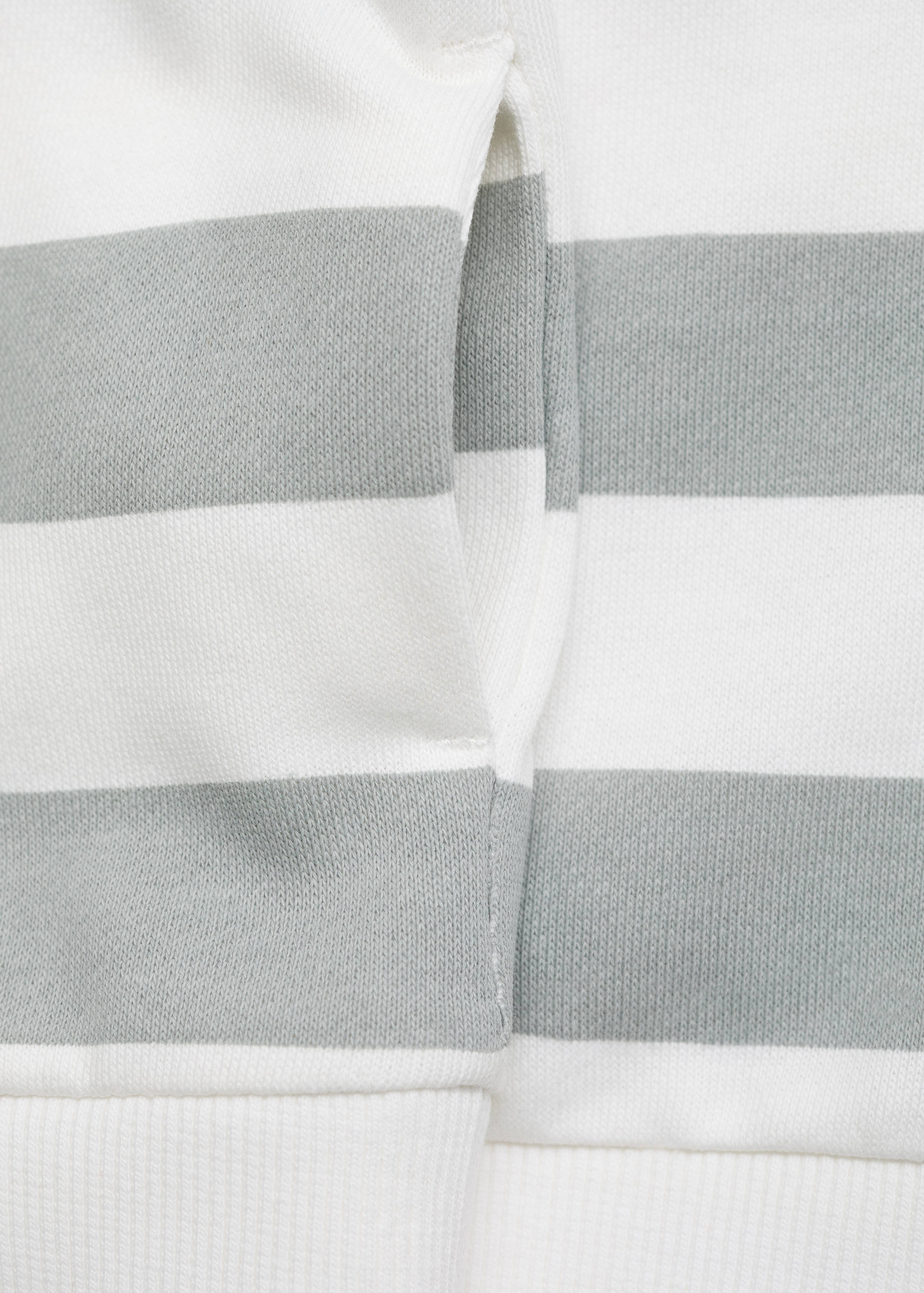 Striped cotton-blend sweatshirt - Details of the article 0