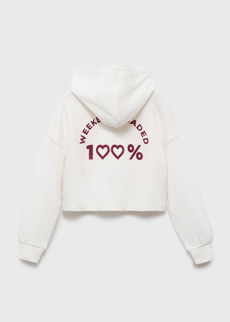 Printed hoodie — Off White