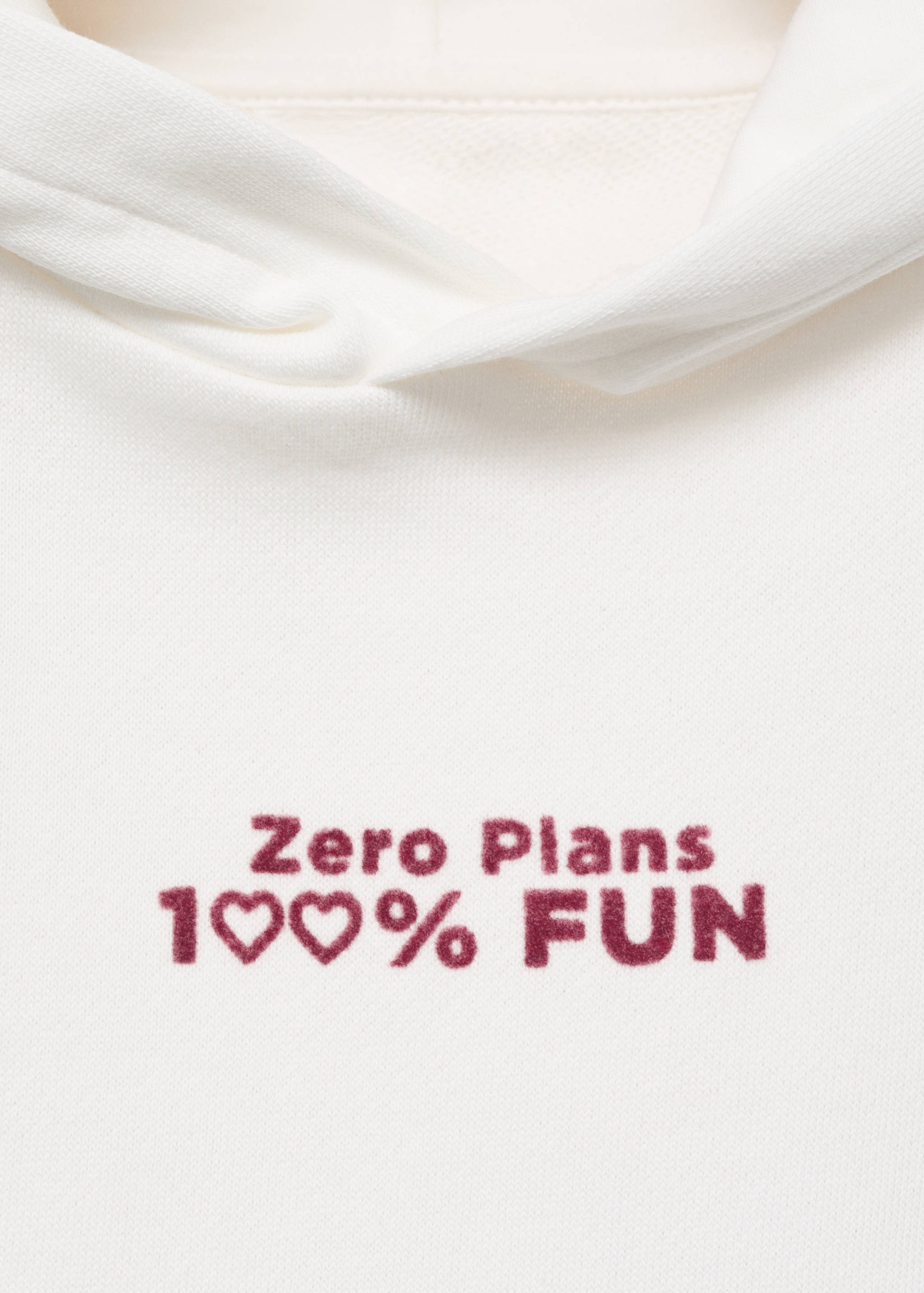 Свитшот с принтом и капюшоном - Деталь изделия 8