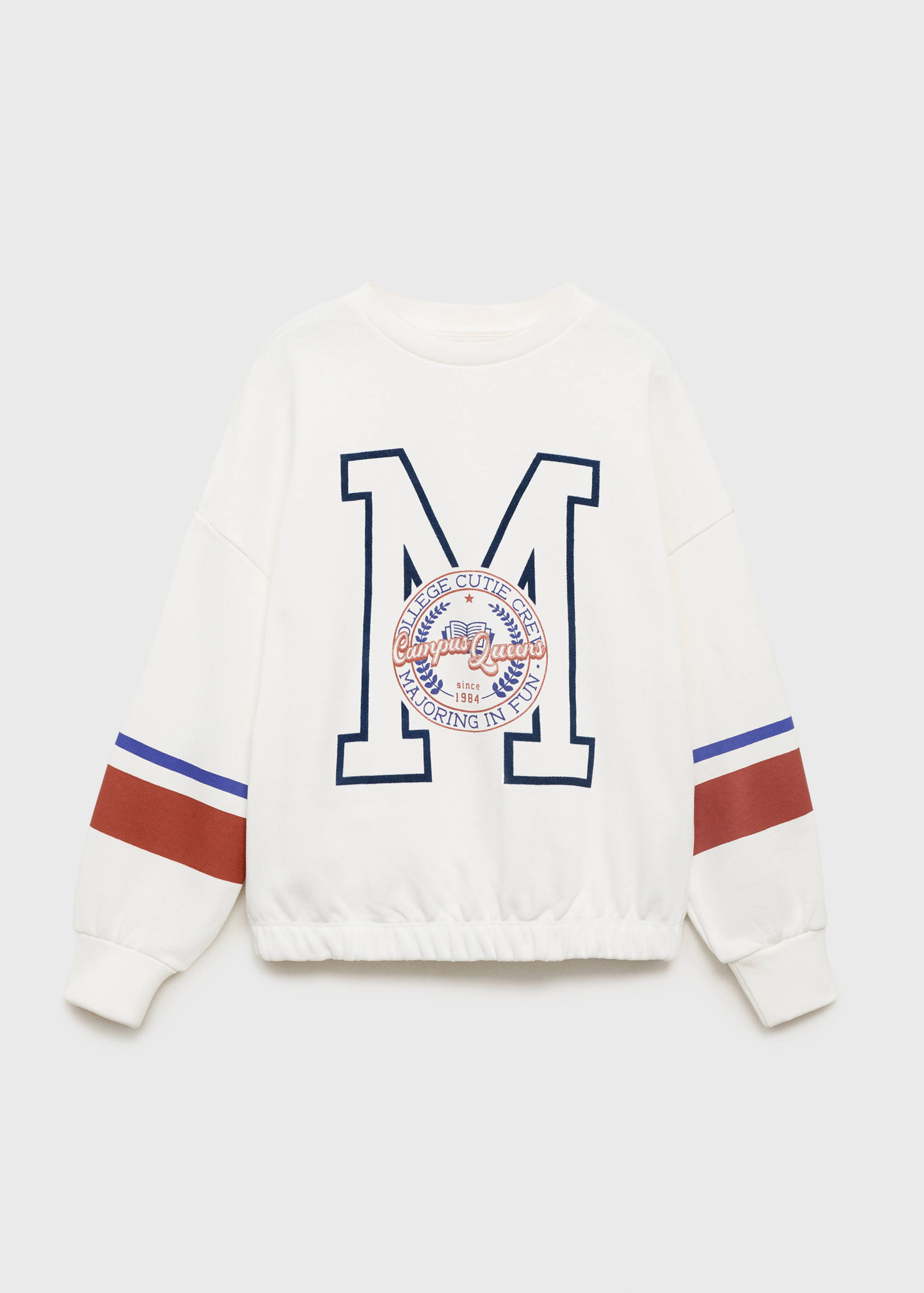 Printed cotton sweatshirt - Article without model