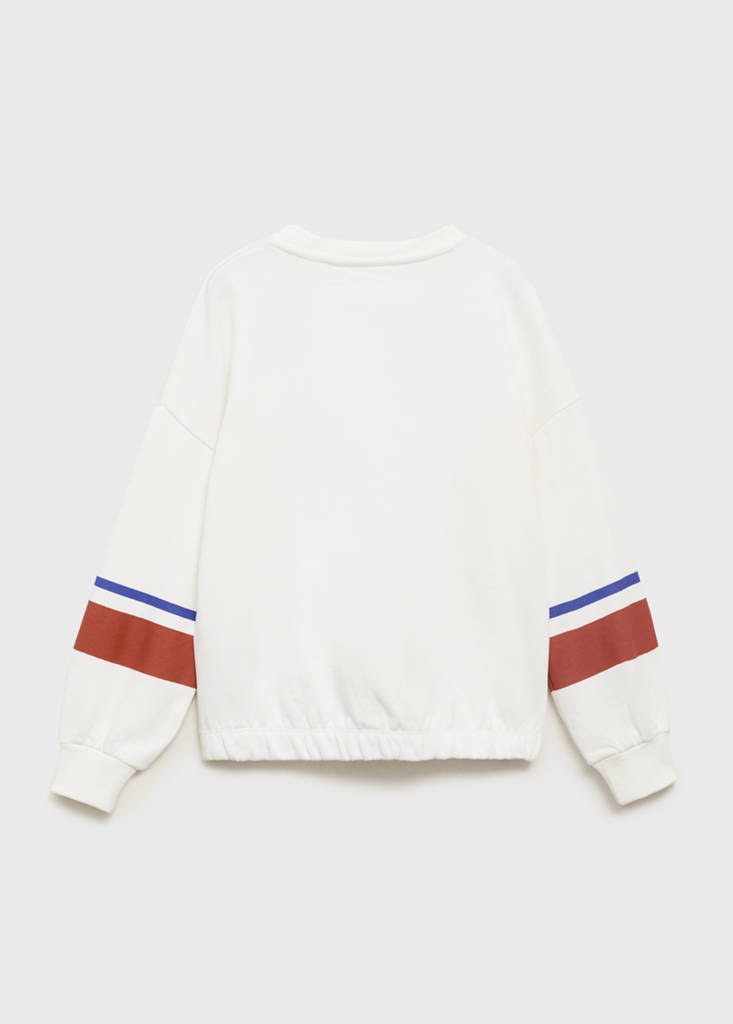 Printed cotton sweatshirt — Off White