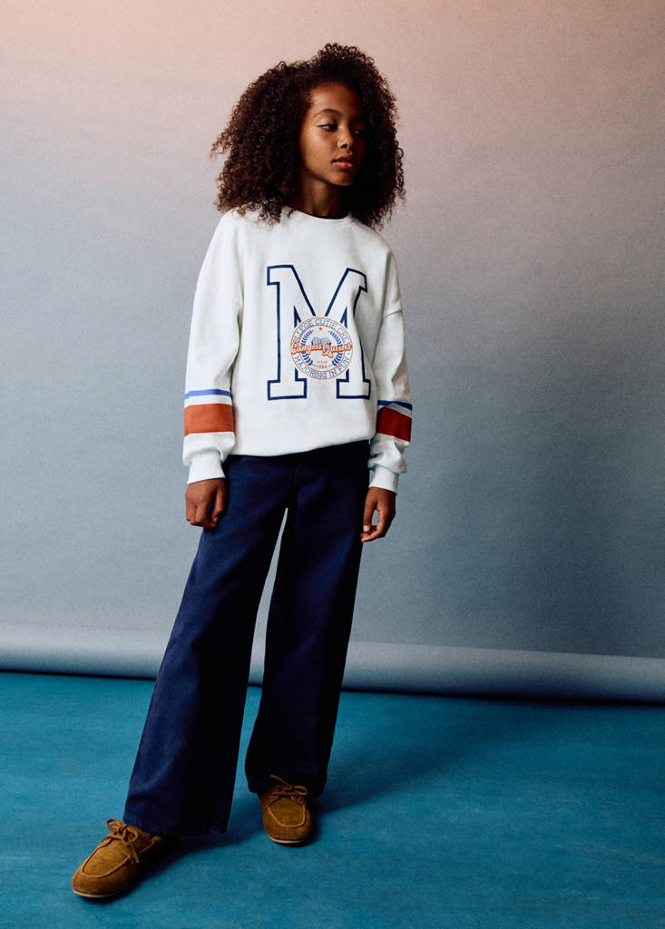 Printed cotton sweatshirt — Off White