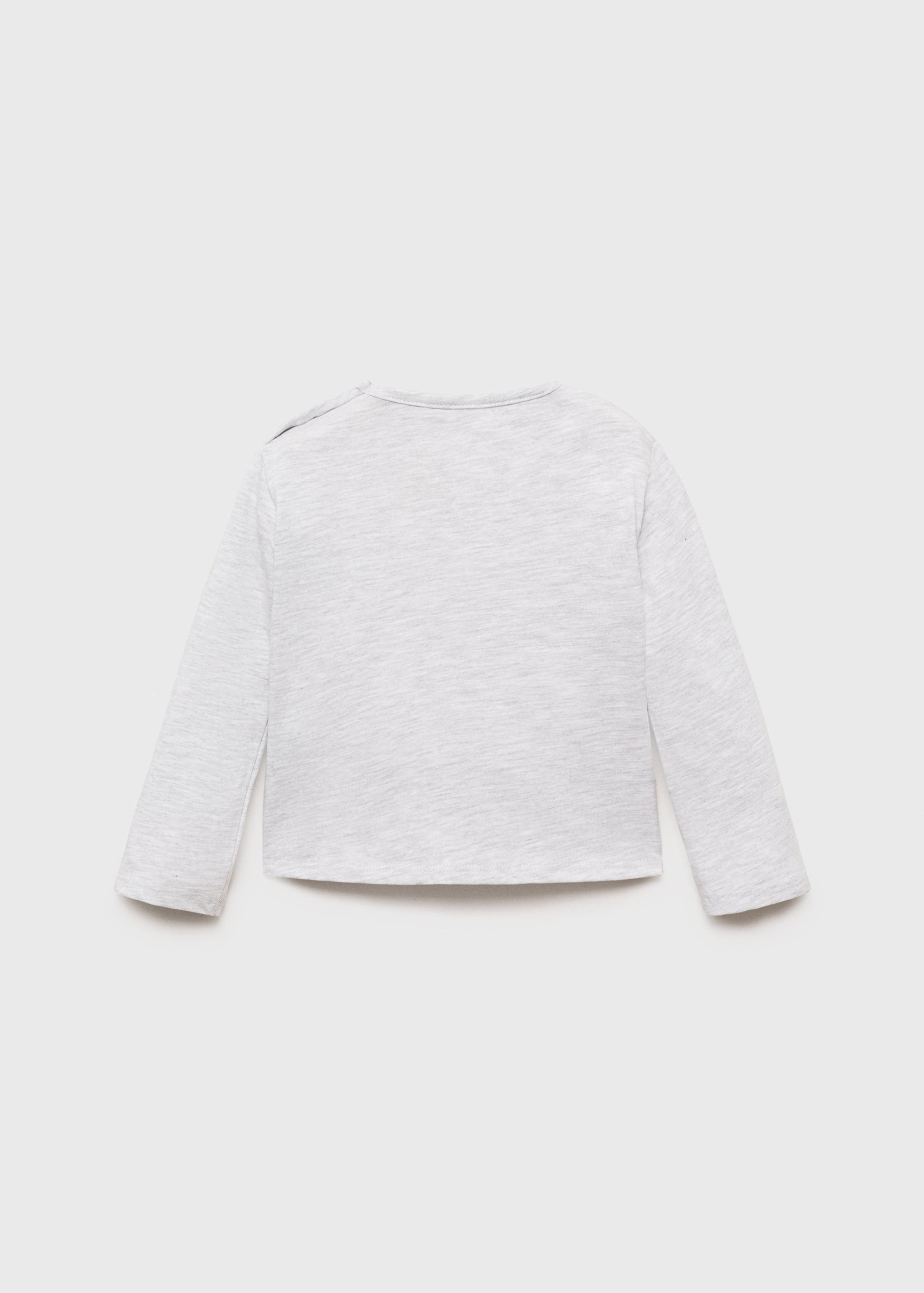 Printed cotton-blend t-shirt - Reverse of the article