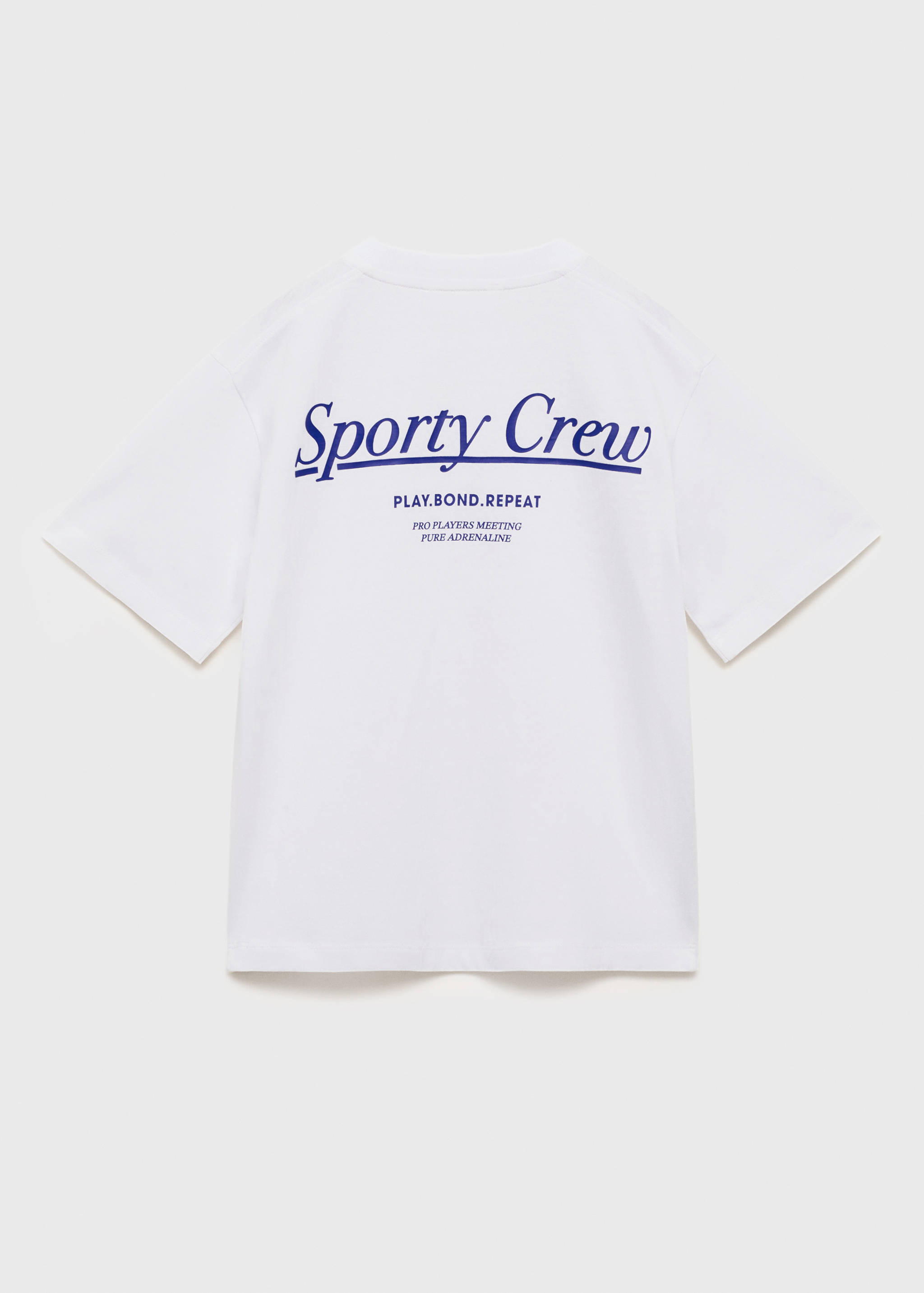 Short-sleeved printed t-shirt - Reverse of the article