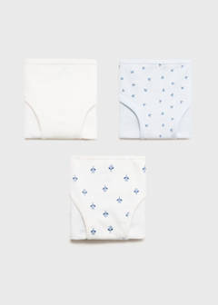 3 pack cotton panties — Off White 1