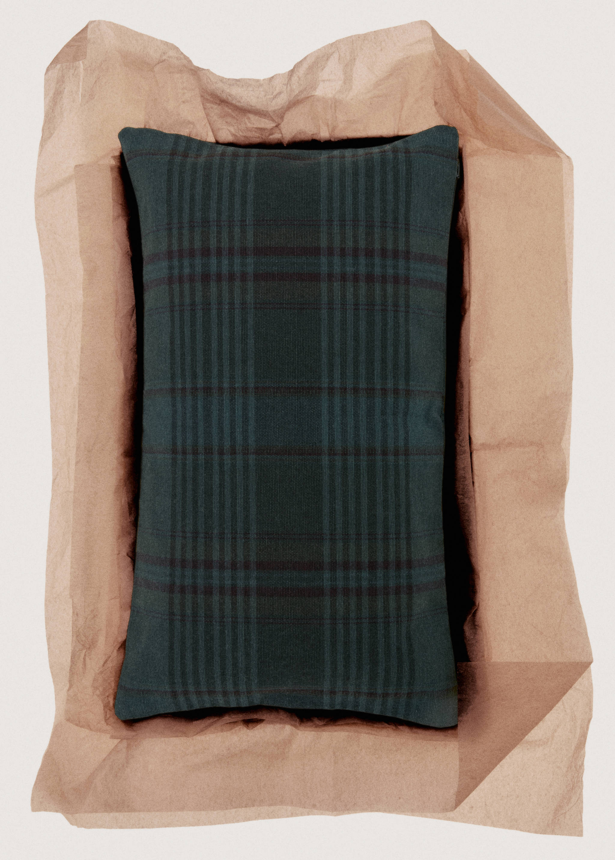 Kockás mintájú, színes párnahuzat, 30x50 cm - A termék adatai 7